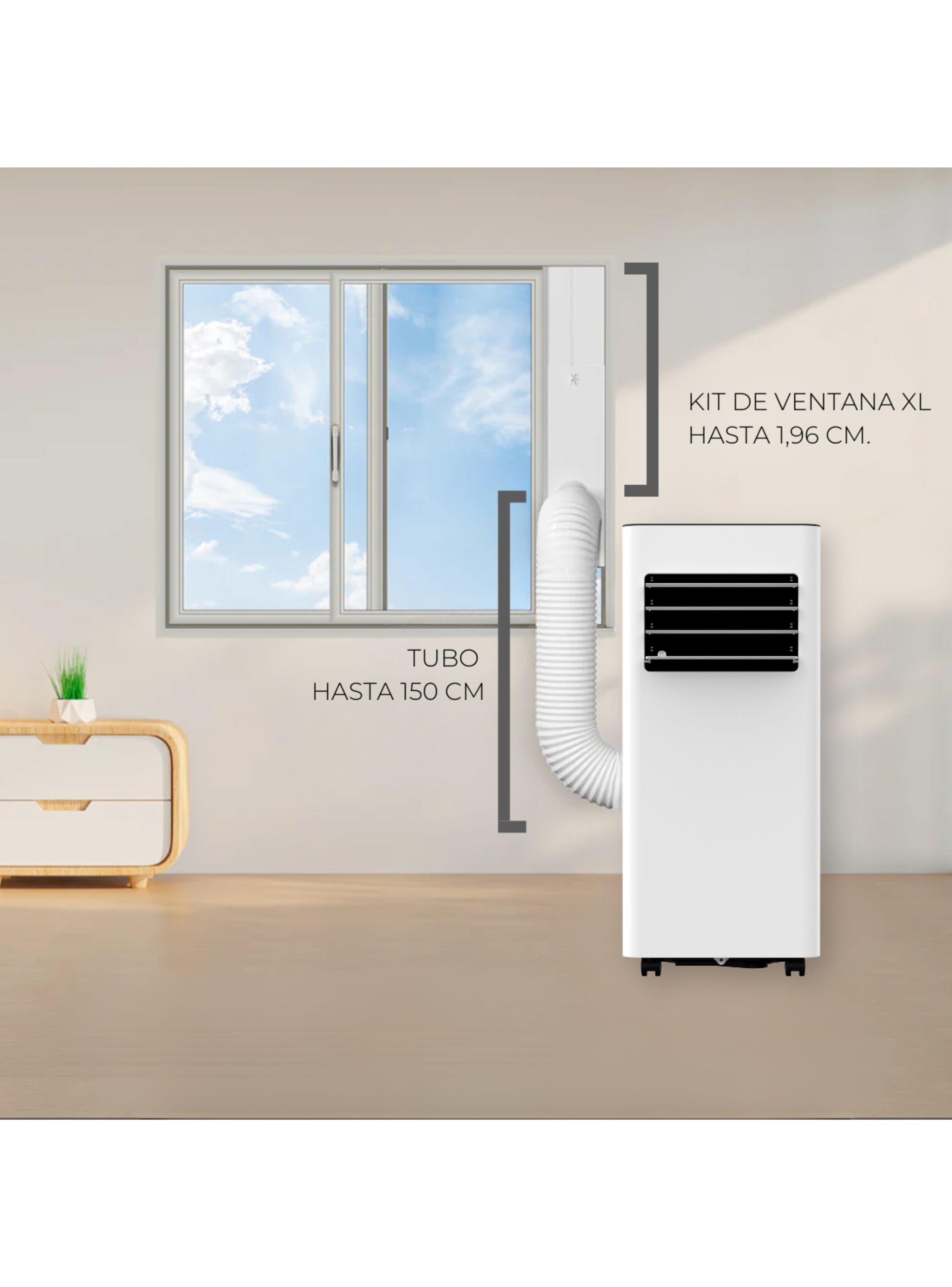 Aire Acondicionado Portátil Calefactor 4 en 1 - 9.000 BTU Frio / Calor Zermatt Verken-6