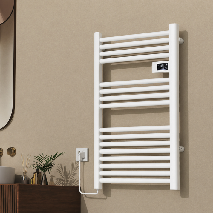 Calefactor Secador de Toallas WIFI Programable 500W Mural 88x54 cm Viglio Blanco Cable Izquierdo-5