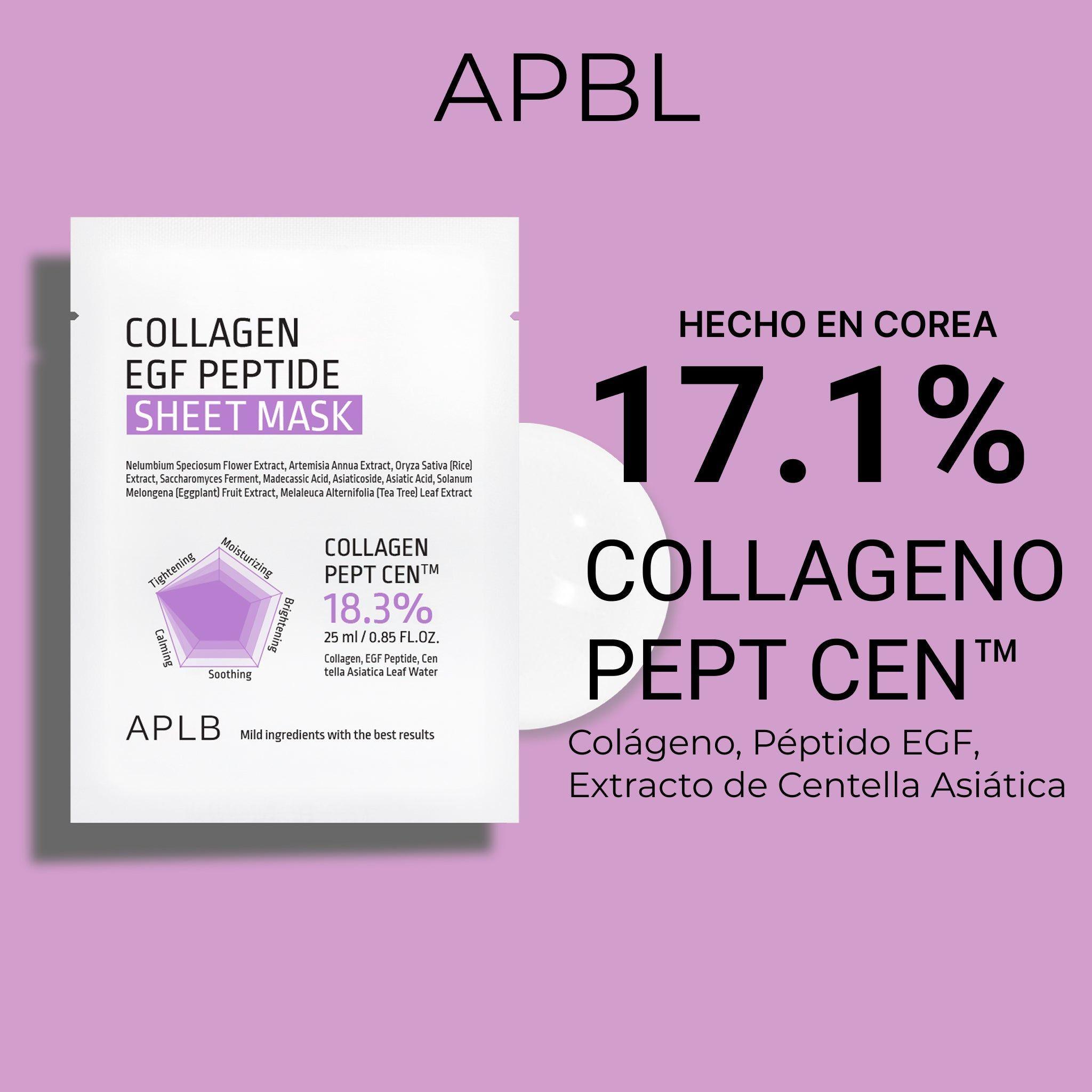 Mascarilla facial coreana hidratante y reafirmante con colágeno y péptidos-4