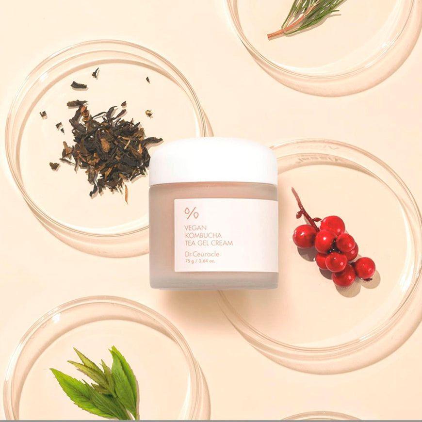 Vegan Kombucha Tea Gel Cream Con Niacinamida-2