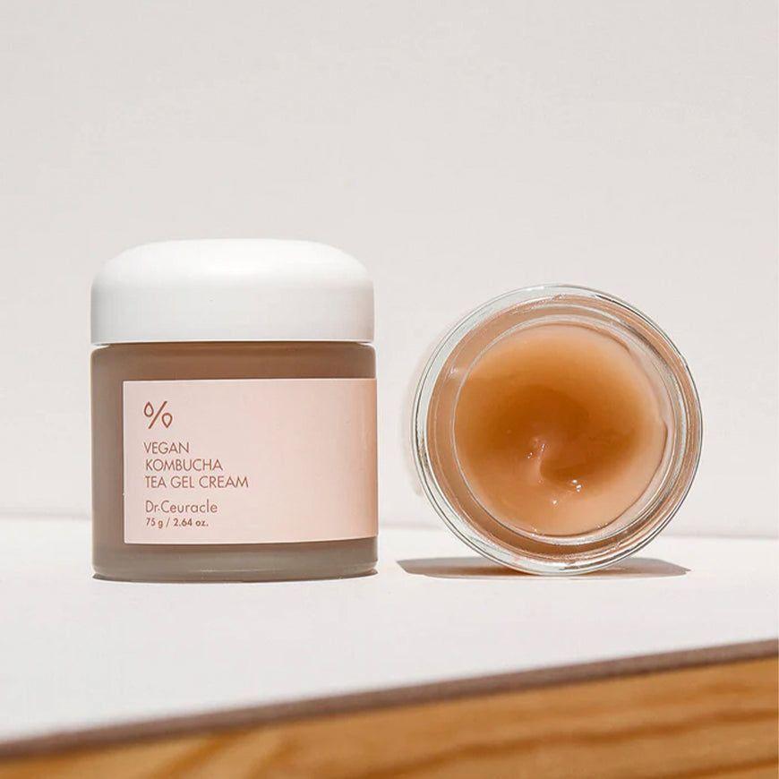 Vegan Kombucha Tea Gel Cream Con Niacinamida-5