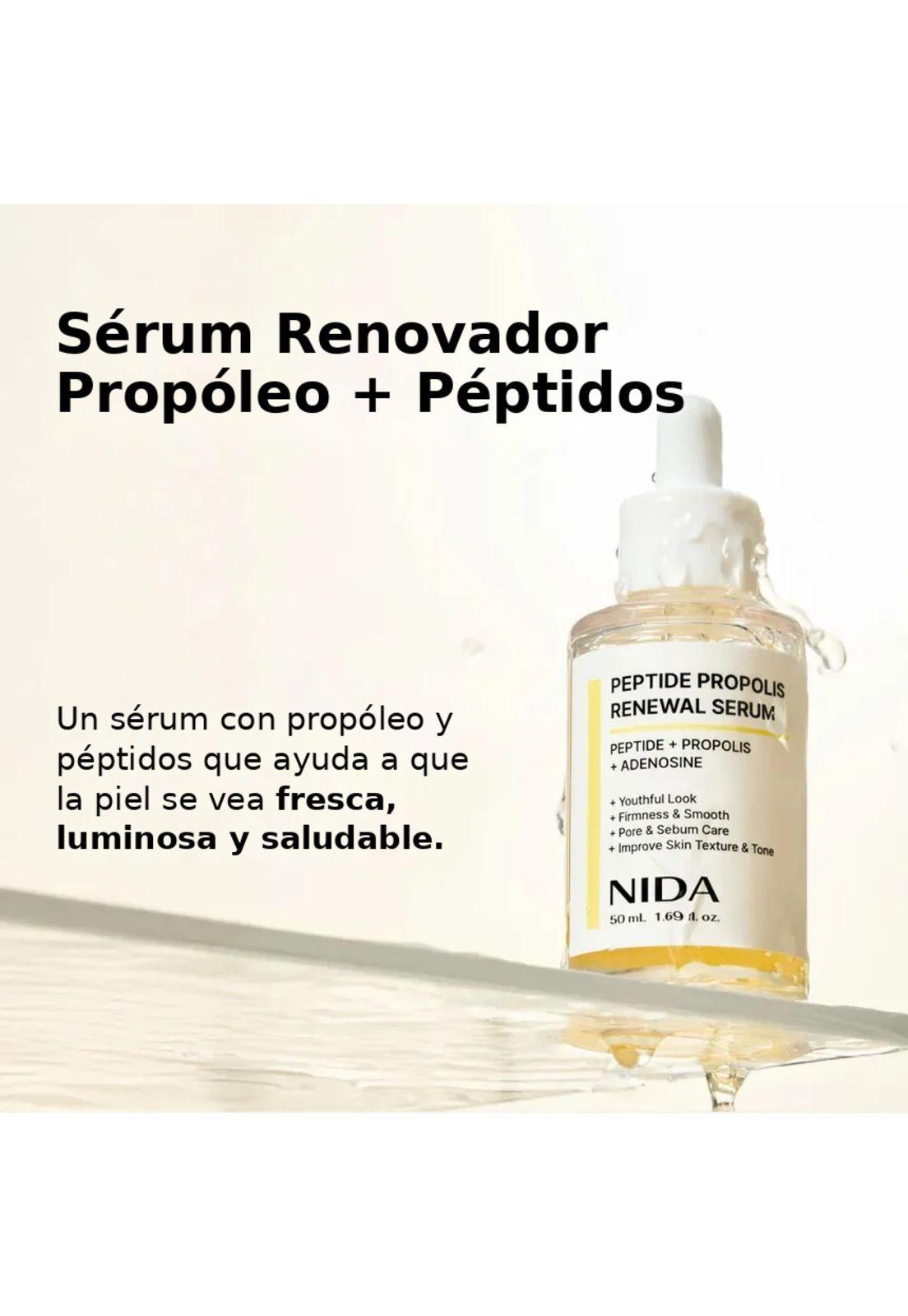Serum Facial NIDA Peptide Propolis 50 ml Hidratante Antiedad Coreano-2
