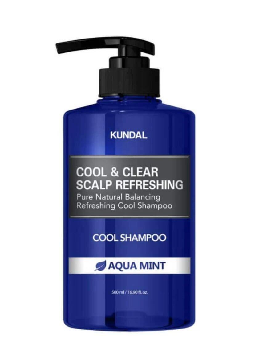 Shampoo coreano de menta con efecto refrescante y de limpieza profunda - KUNDAL-0