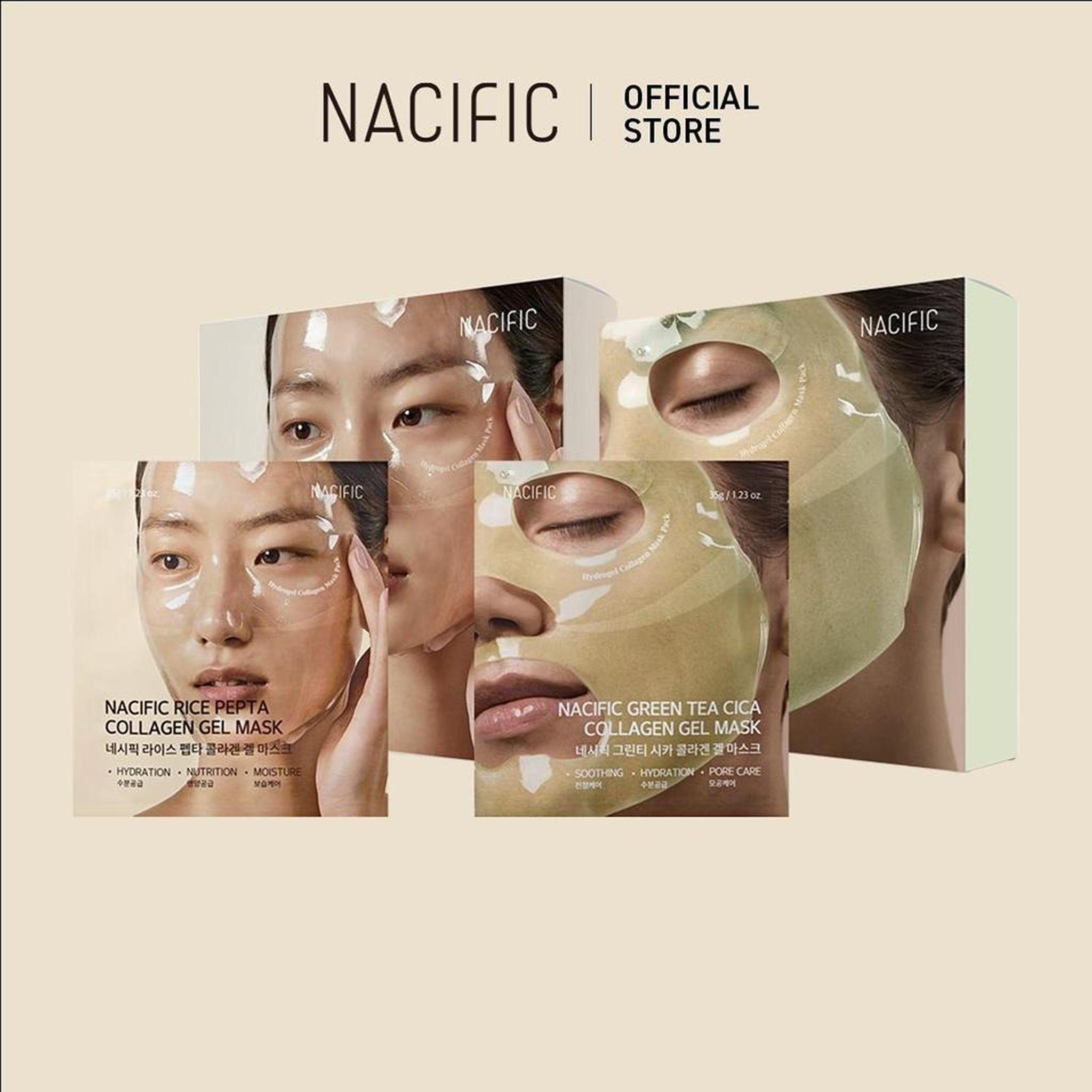 Mascarilla facial coreana reafirmante con colágeno y extracto de arroz-5