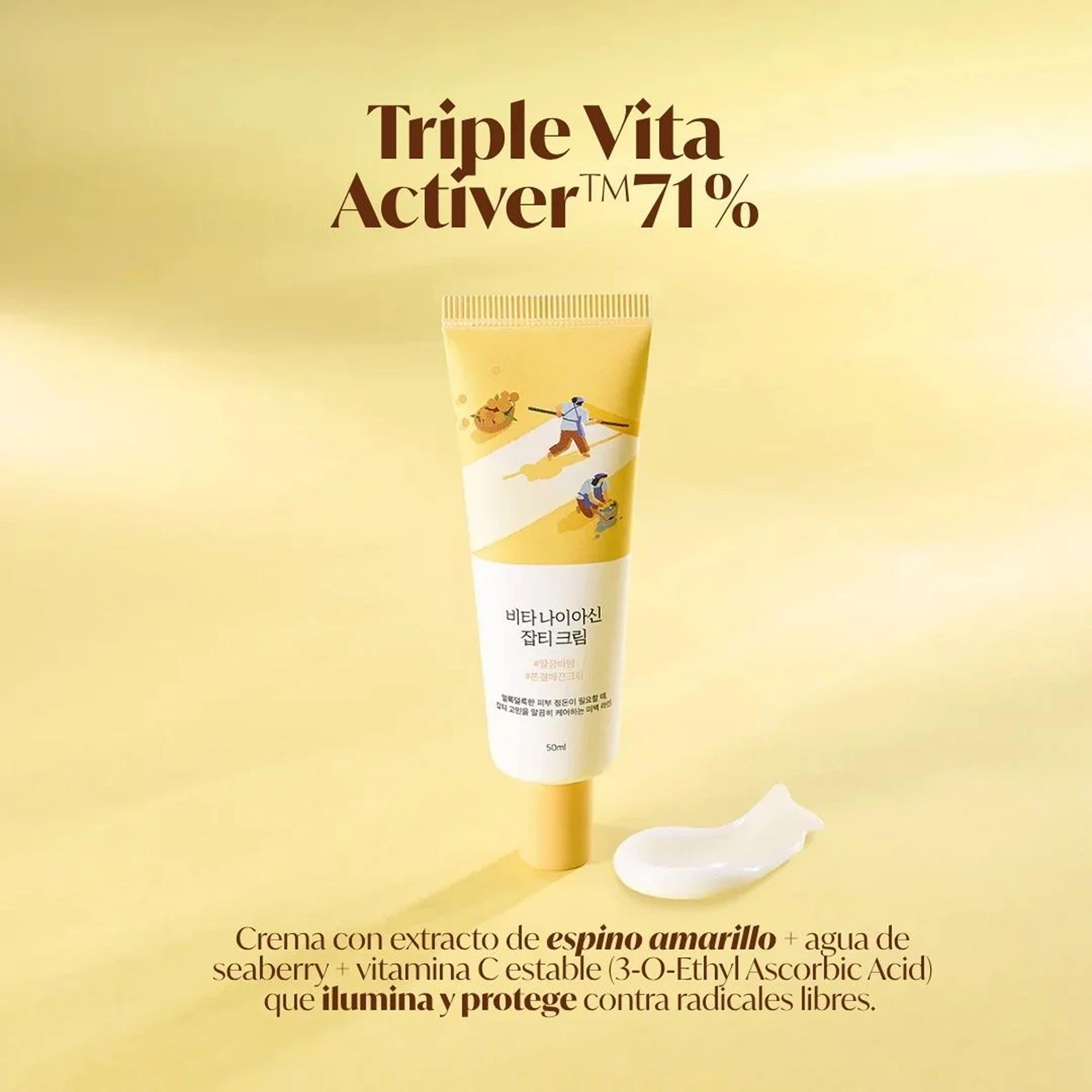 Crema Facial Antimanchas Round Lab Vita Niacinamide Dark Spot 50 ml-3