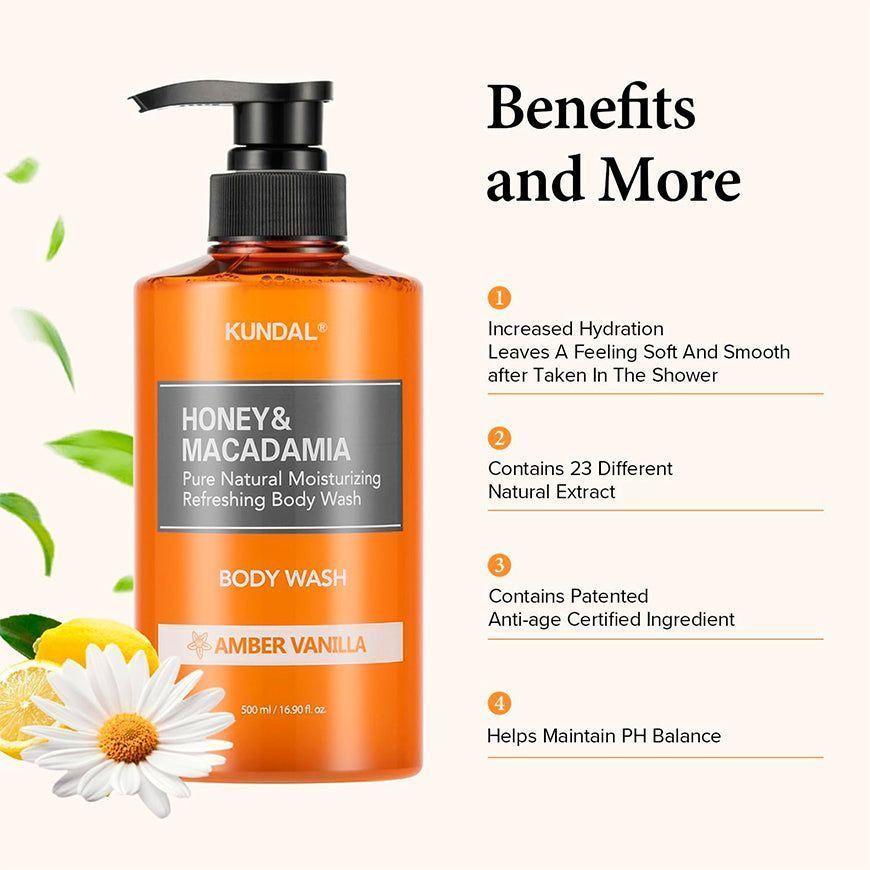 Gel de ducha Coreano 500ml Baby Powder-3