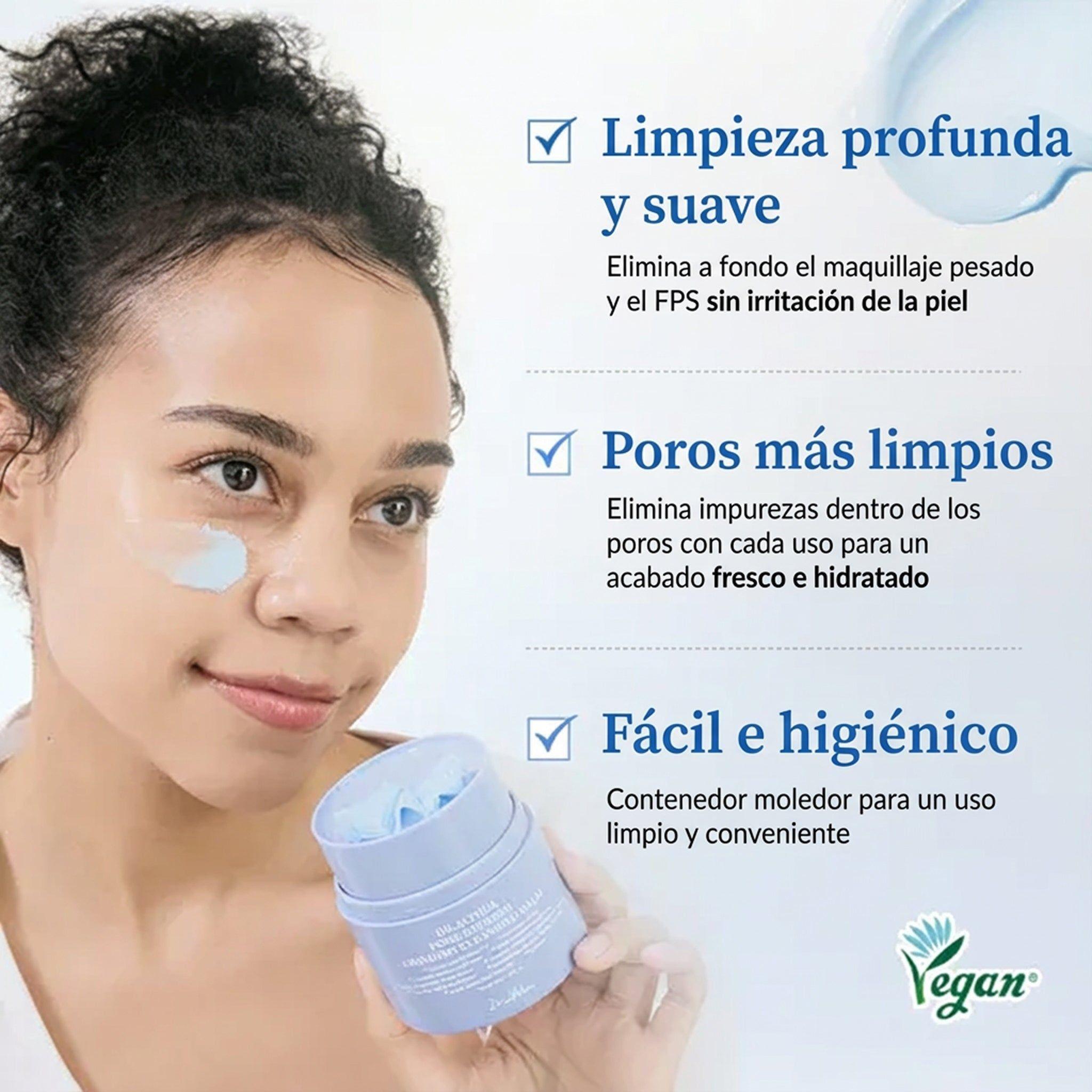 Bálsamo Limpiador Refrescante Control Poros Cosmético Coreano 50g-4