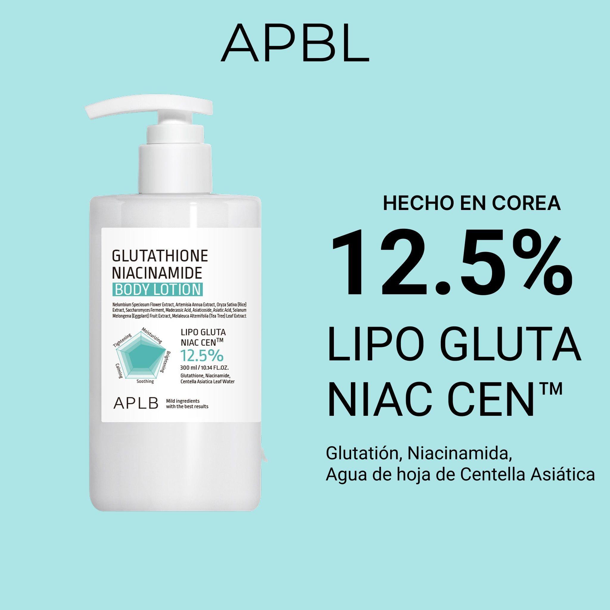 glutathione niacinamide body lotion para que sirve (300ml) APLB collagen while moisture Liposomal Glutathione, Lemon Mint Programs:Monthly Single Stack