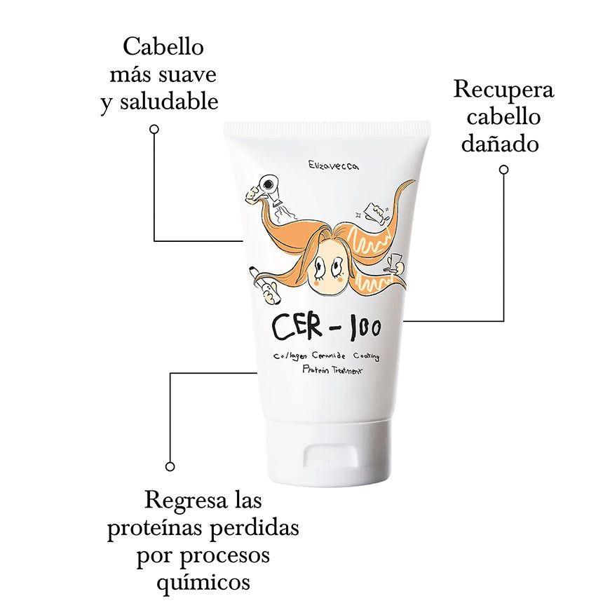 Tratamiento Capilar Con Proteinas y Colageno cer-100 Coreano-5