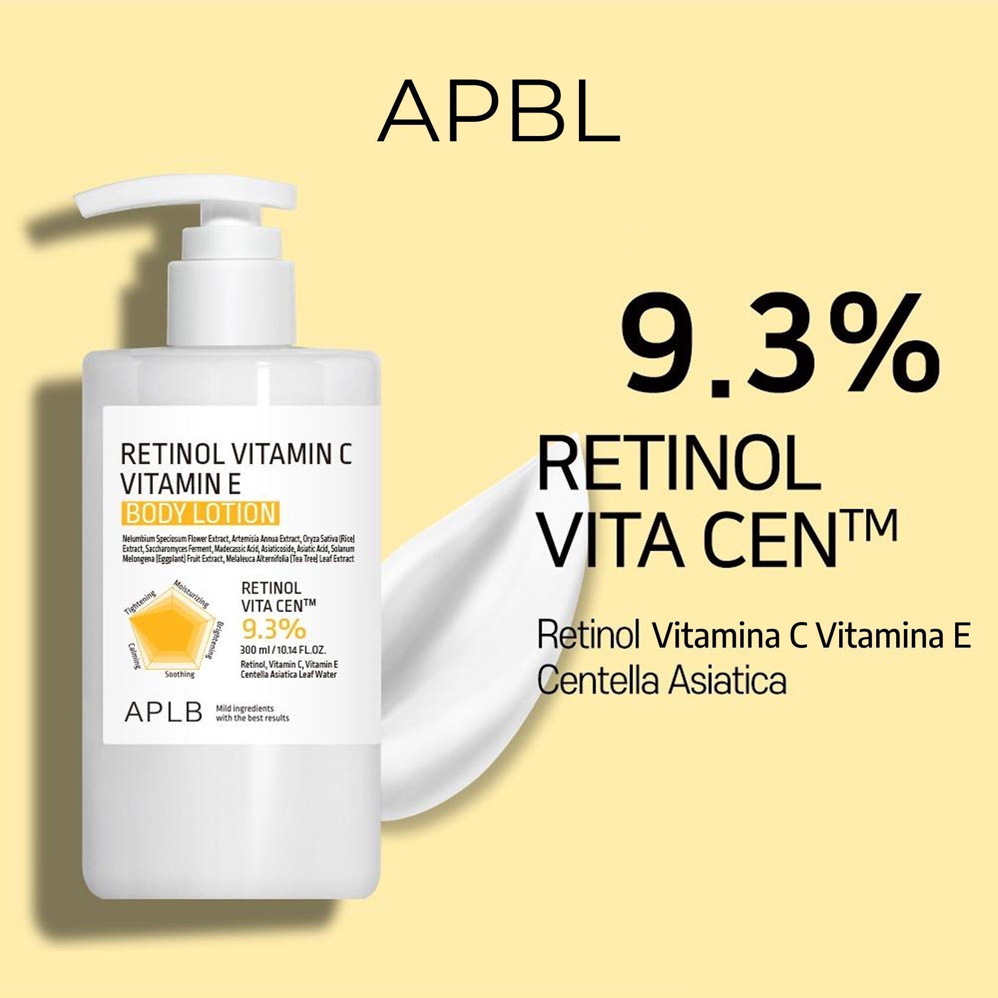 Loción Corporal APLB con Retinol, Vitamina C y E 300 ml-4