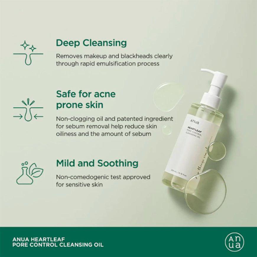 Aceite Limpiador Facial Coreano Control De Poros Anua-4