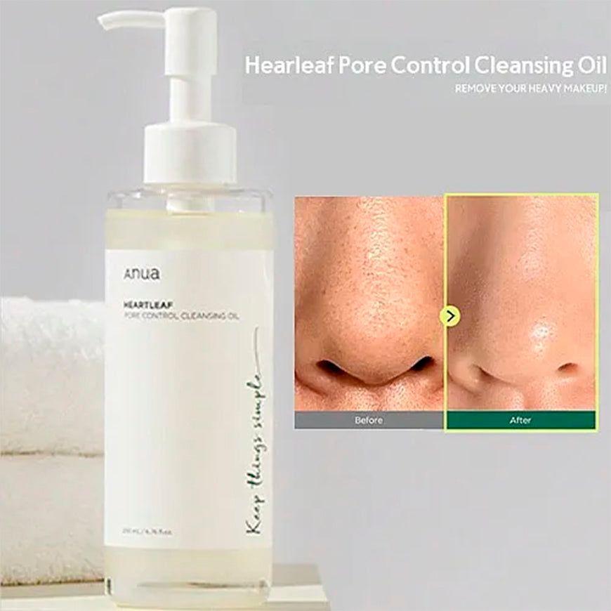 Aceite Limpiador Facial Coreano Control De Poros Anua-5