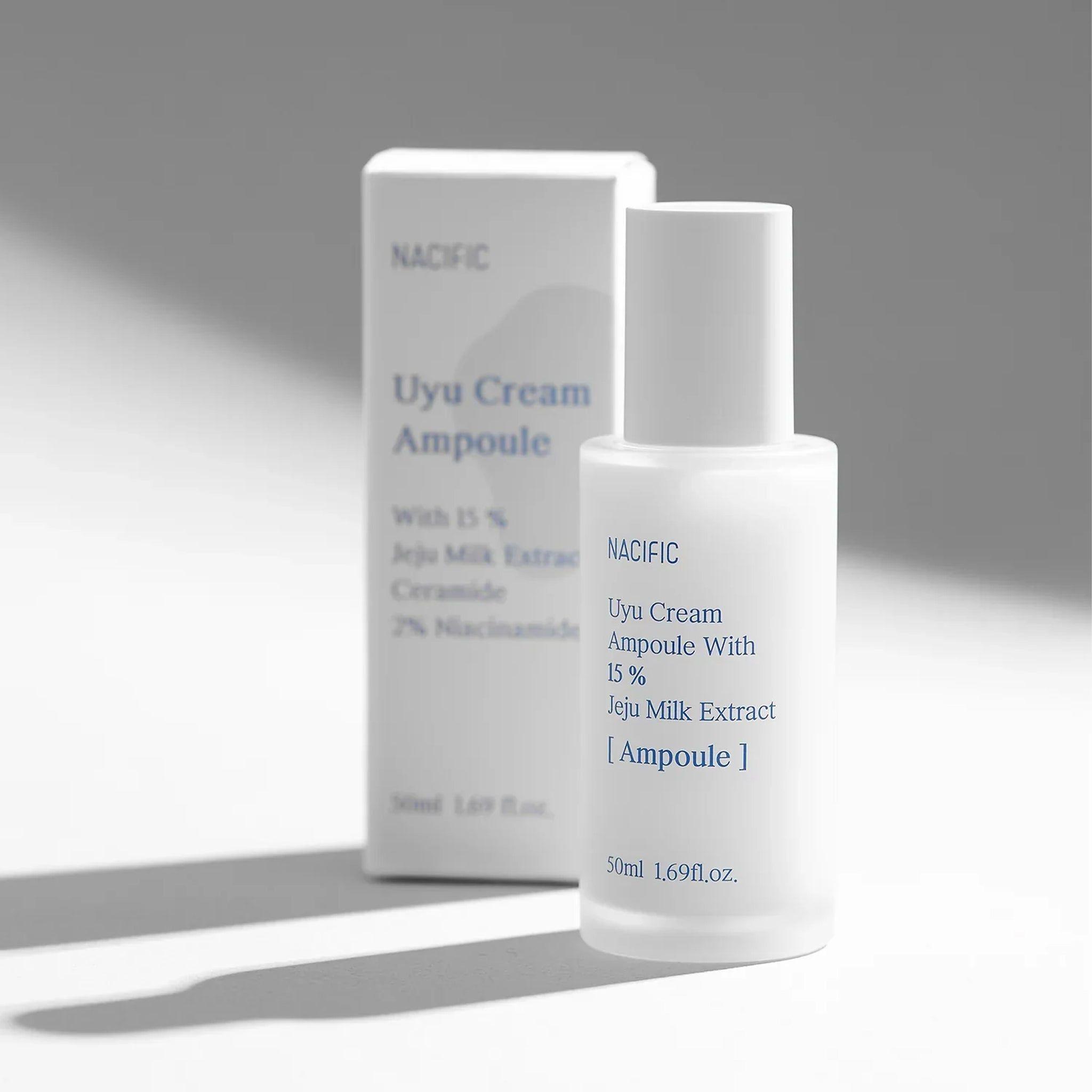 Ampolla Facial Hidratante Nacific Uyu Cream Ampoule 50 ml-4