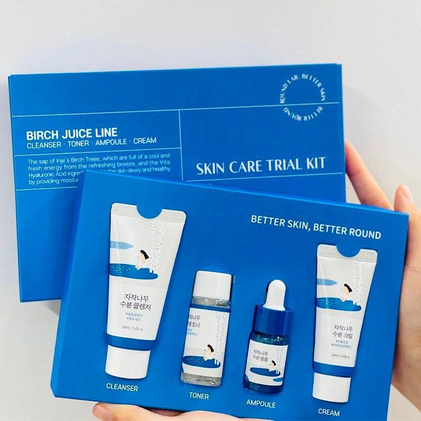 Kit Mini Birch Juice Hidratación  (Limpiador 30ml + Toner 20ml + Ampolla 10ml + Crema 20ml)-5