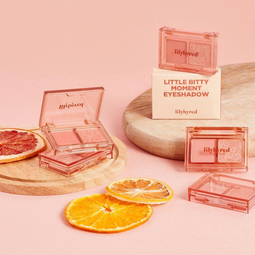 Paleta de sombras coreanas dúo, un tono satinado y un tono mate - LILY BY RED 07 #Sentimental Moment-2