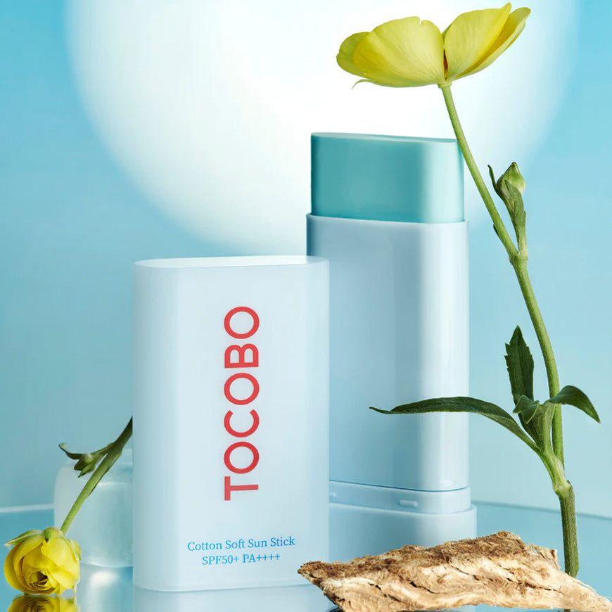 Protector Solar Tocobo Cotton Soft Sun Stick SPF50+ PA++++ Coreano-2