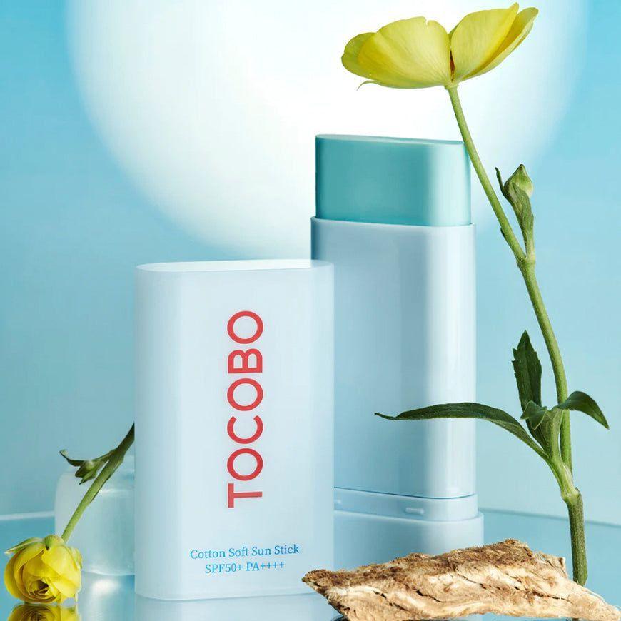 Protector Solar Tocobo Cotton Soft Sun Stick SPF50+ PA++++ Coreano-2