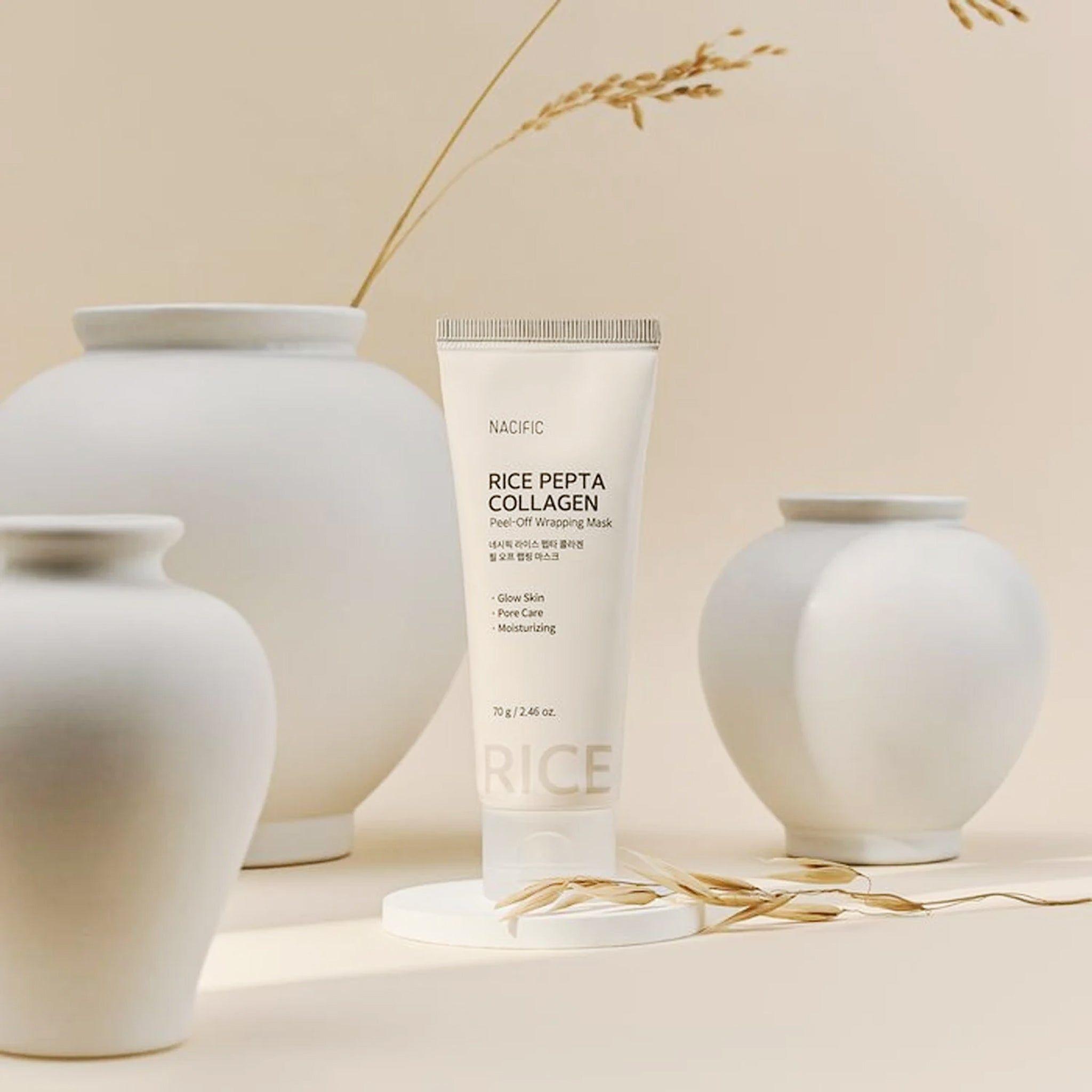 Máscara Peel-Off de Arroz y Colágeno: Efecto Porcelana y Brillo Instantáneo-3