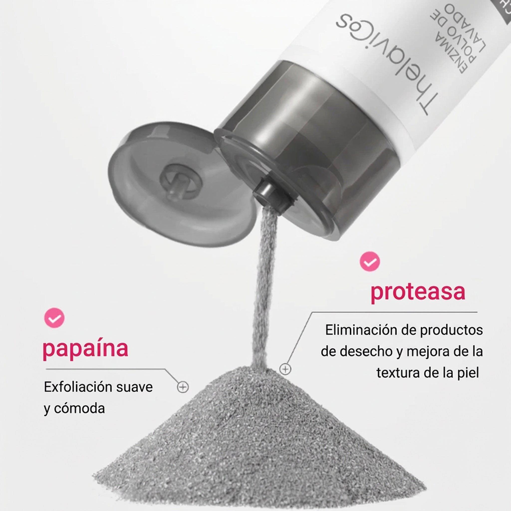 Limpiador Facial en Polvo Thelavicos Charcoal Enzyme 40 g-2