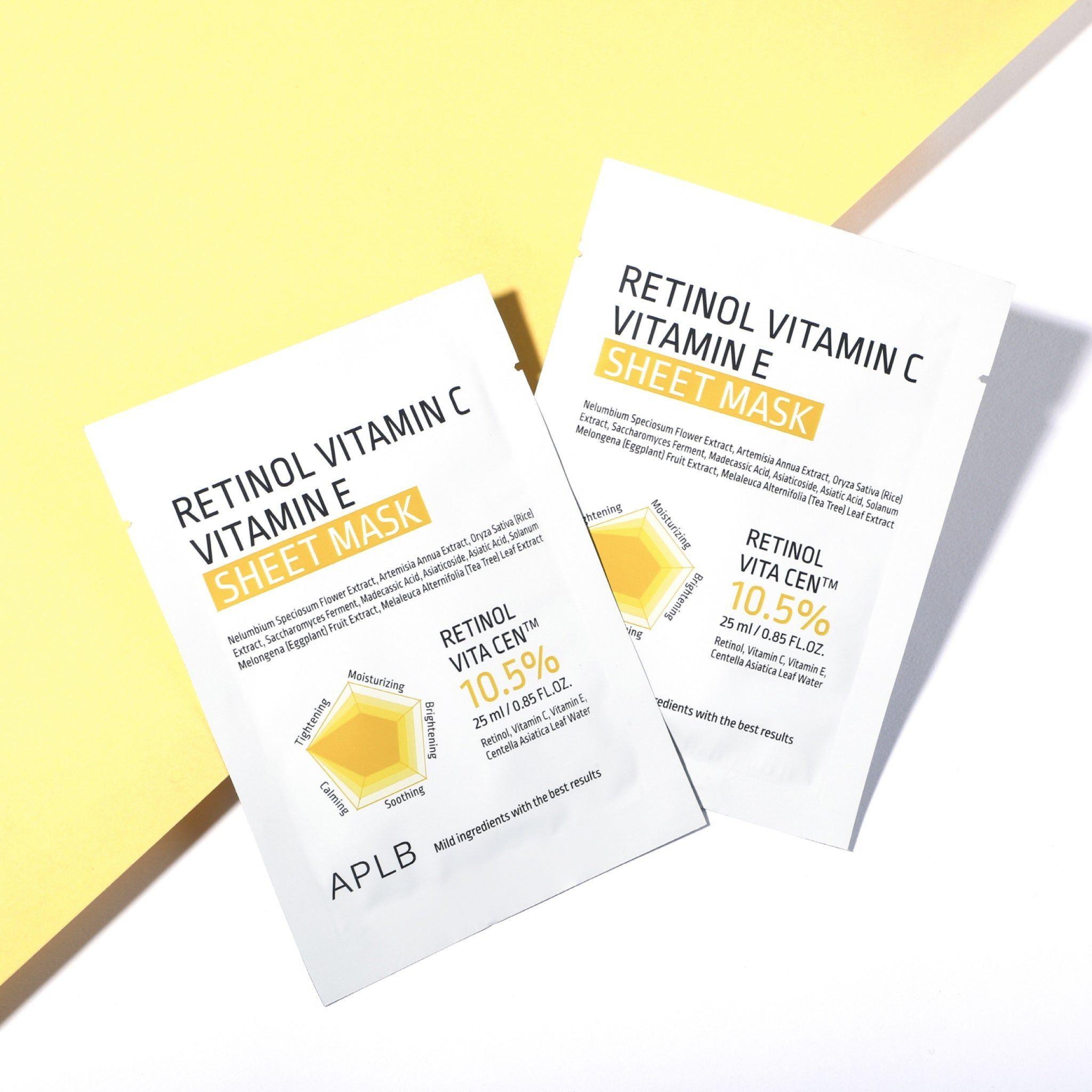 Retinol Vitamin C Vitamin E Sheet Mask-6