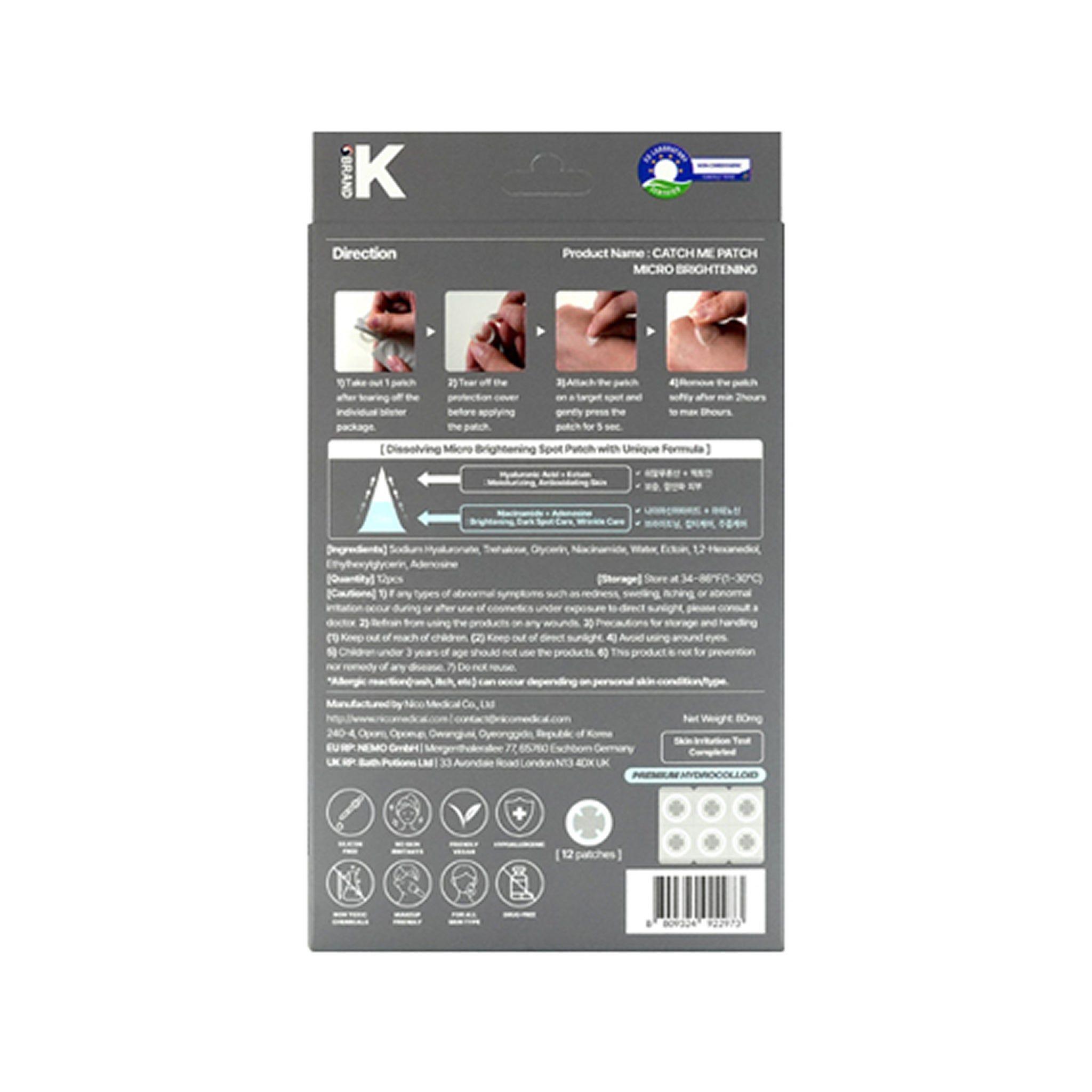 Nico Medical Parches Faciales para Manchas y Cuidado de la Piel Cosmética Coreana -2