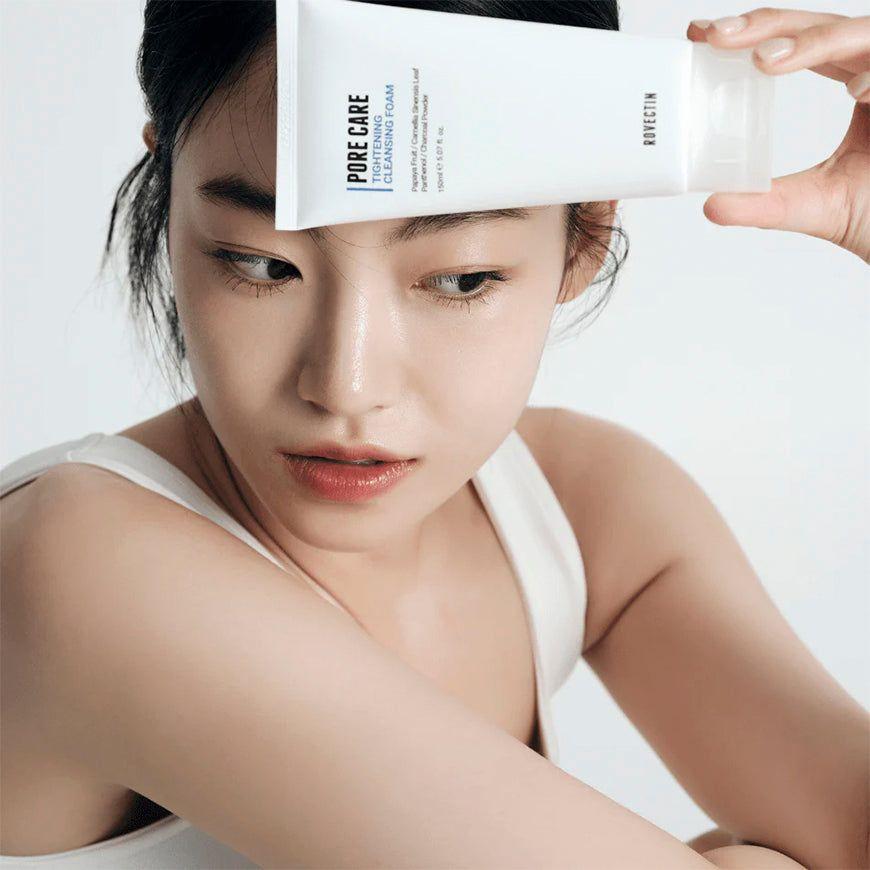 Espuma Limpiadora Coreana Pore Care Reductora de Poros-3