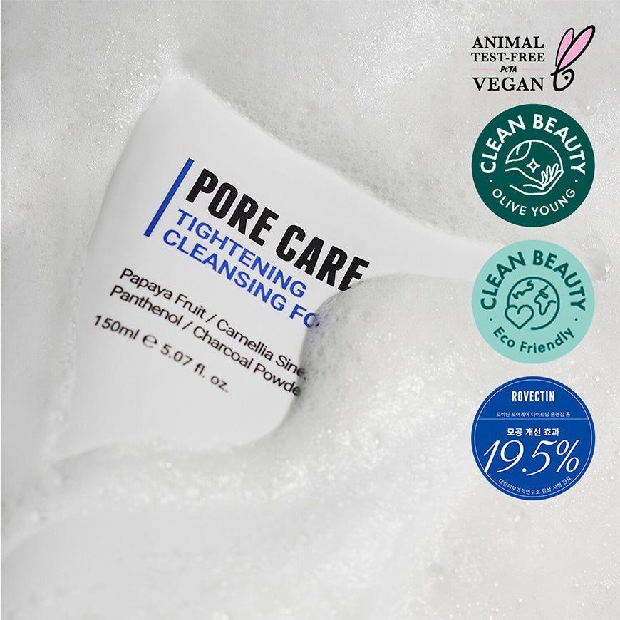 Espuma Limpiadora Coreana Pore Care Reductora de Poros-6