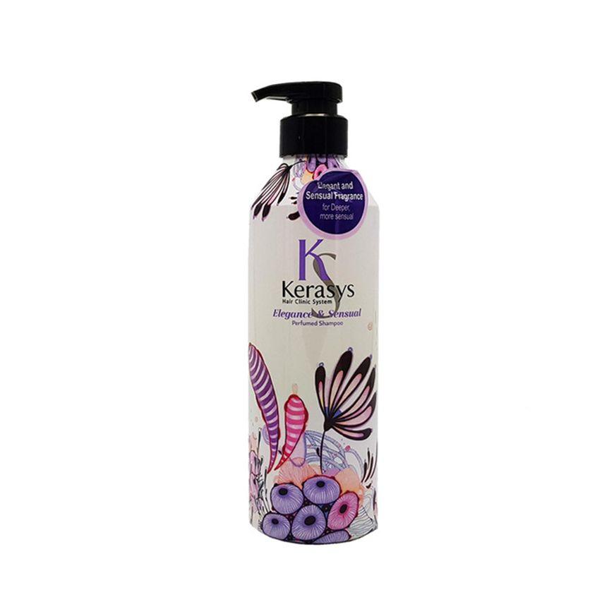 Shampoo reparador con fragancia - KERASYS Perfume Shampoo 600ml - Elegance & Sensual-0