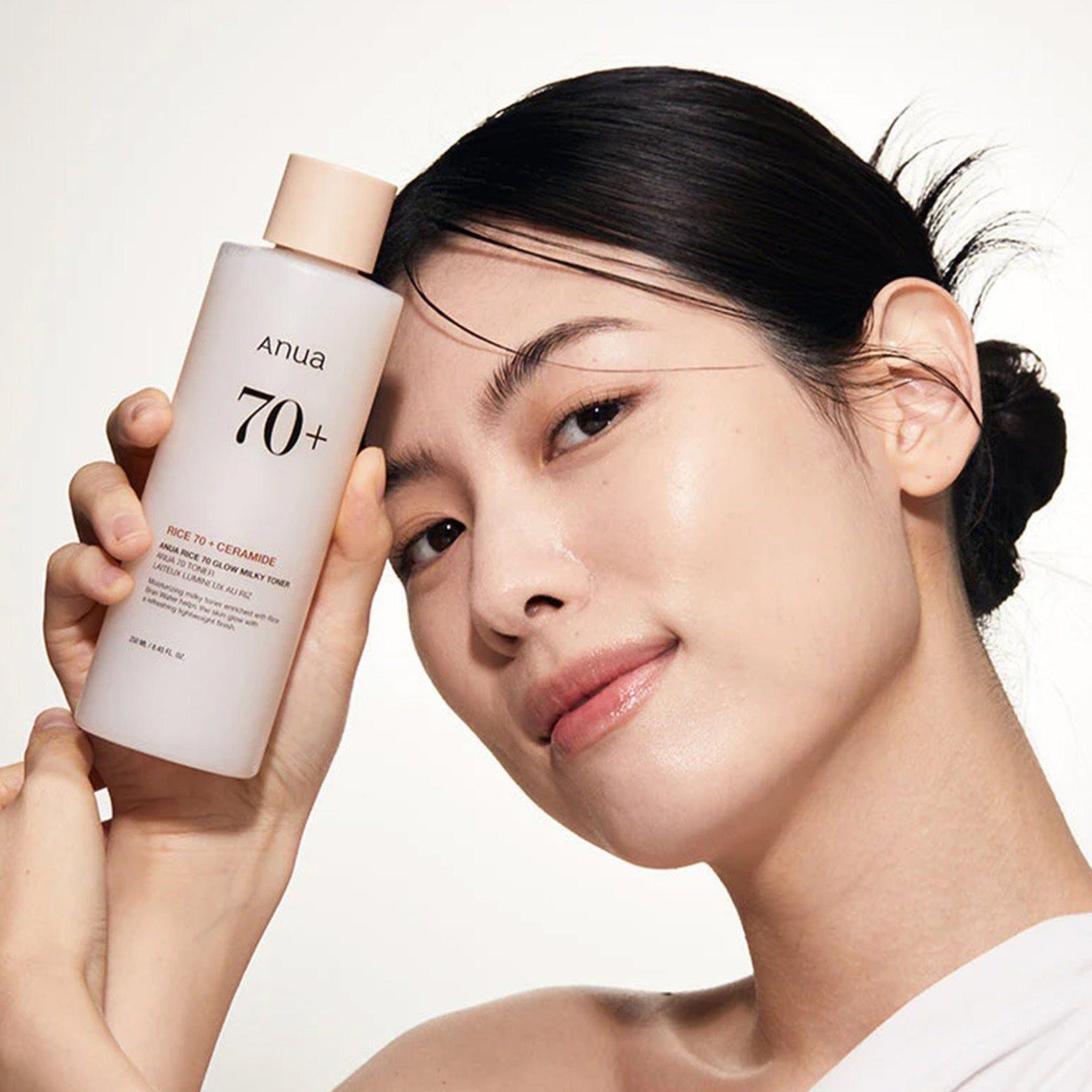 Tónico facial coreano iluminador e hidratante con agua de arroz y niacinamida 250 ml-2