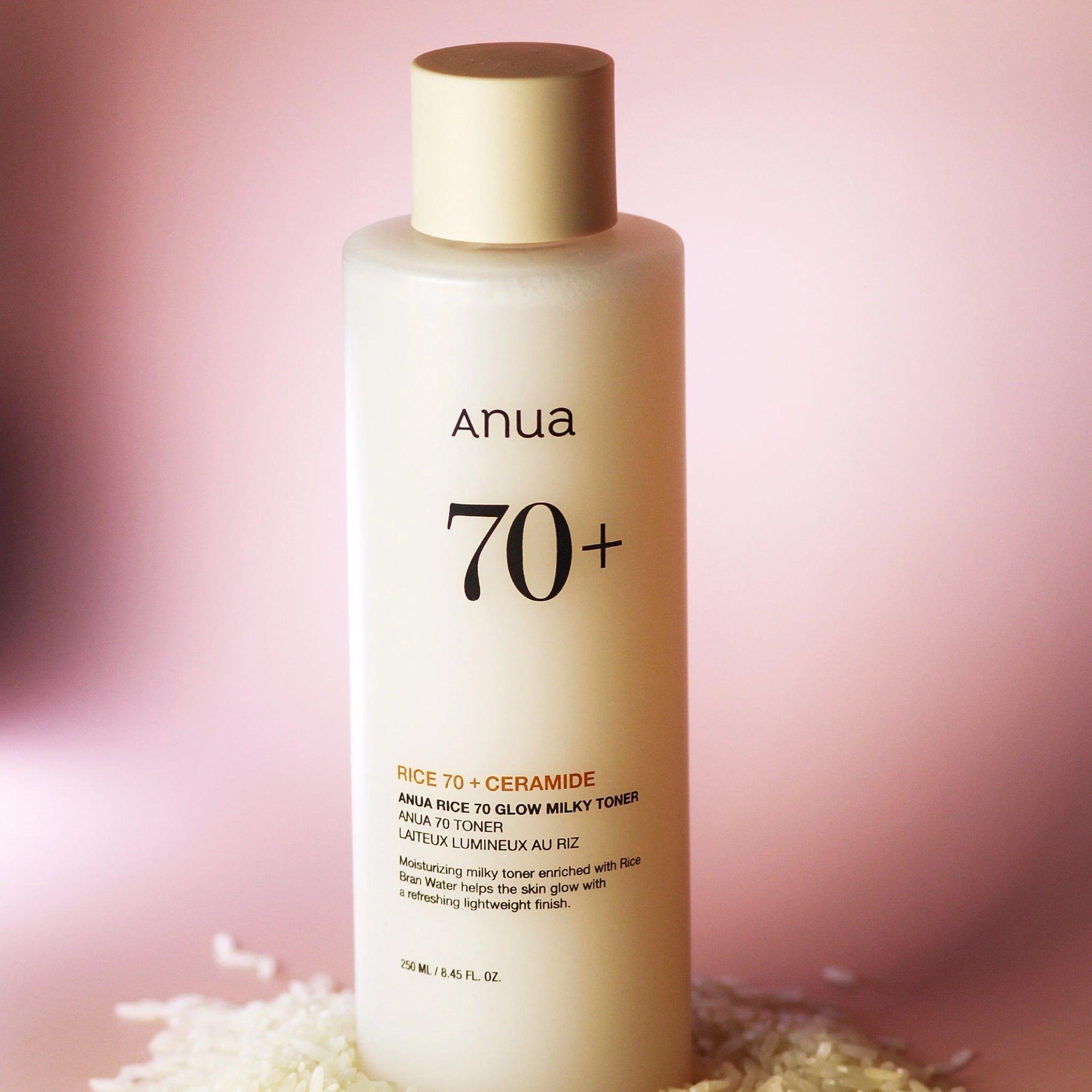 Tónico facial coreano iluminador e hidratante con agua de arroz y niacinamida 250 ml-5