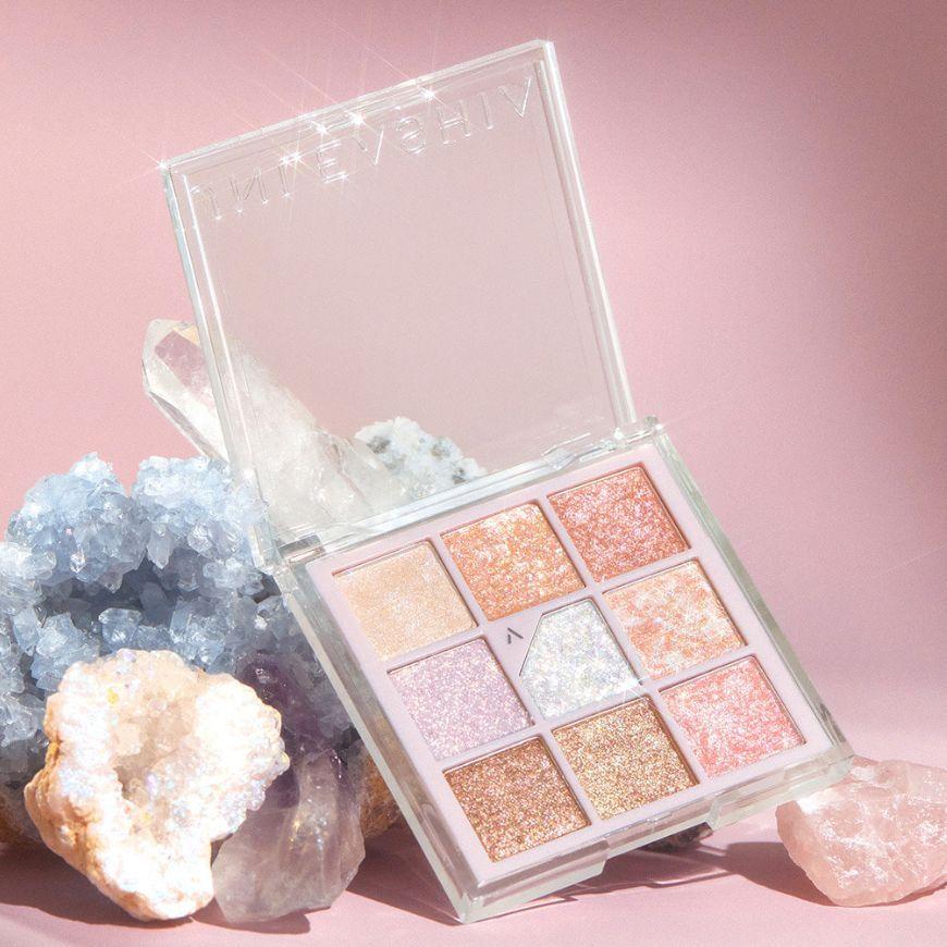 Paleta de maquillaje UNLEASHIA con acabados brilla-2