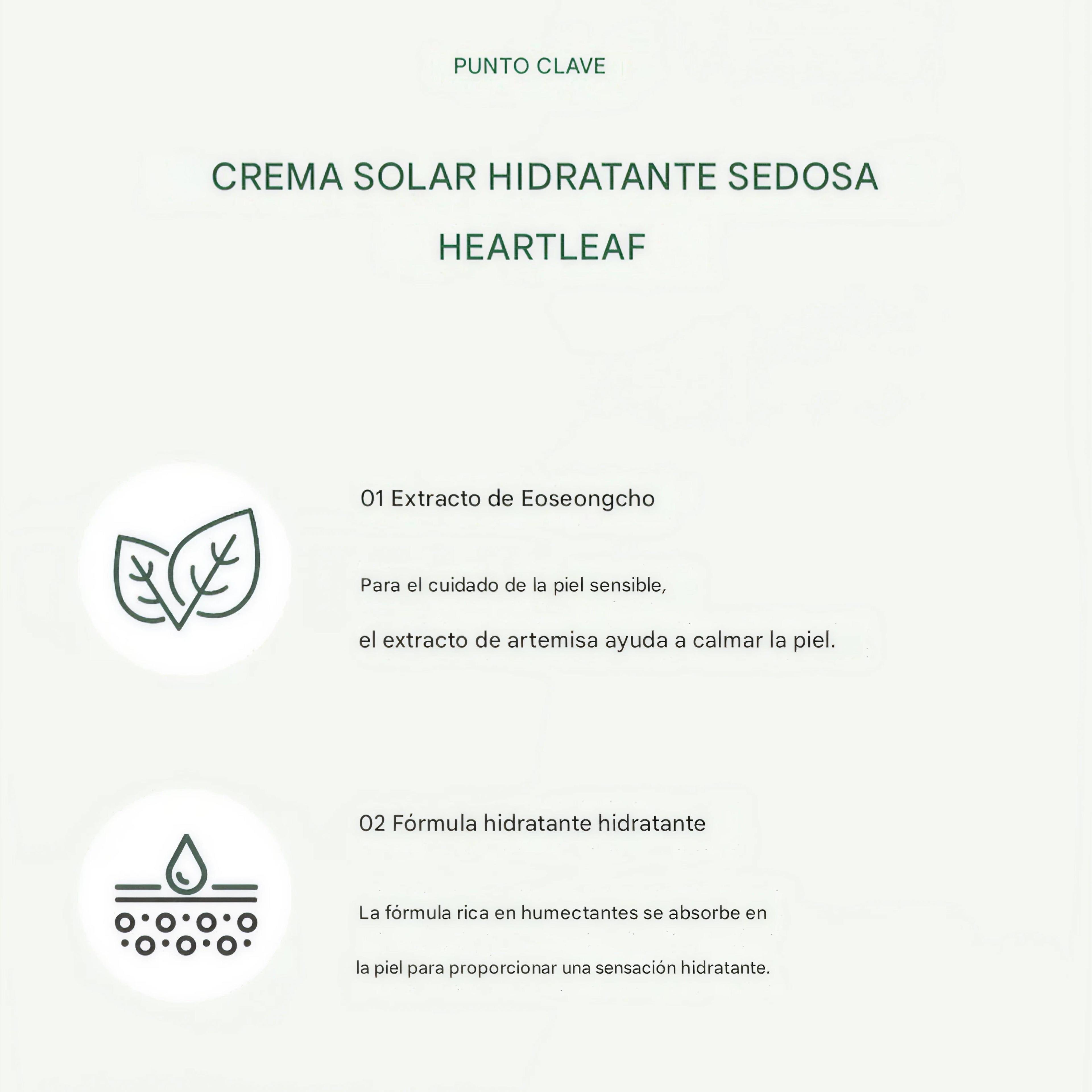 Anua Heartleaf Silky Moisture Suncream Mini Protector Solar Coreano SPF50+ 10ml-2