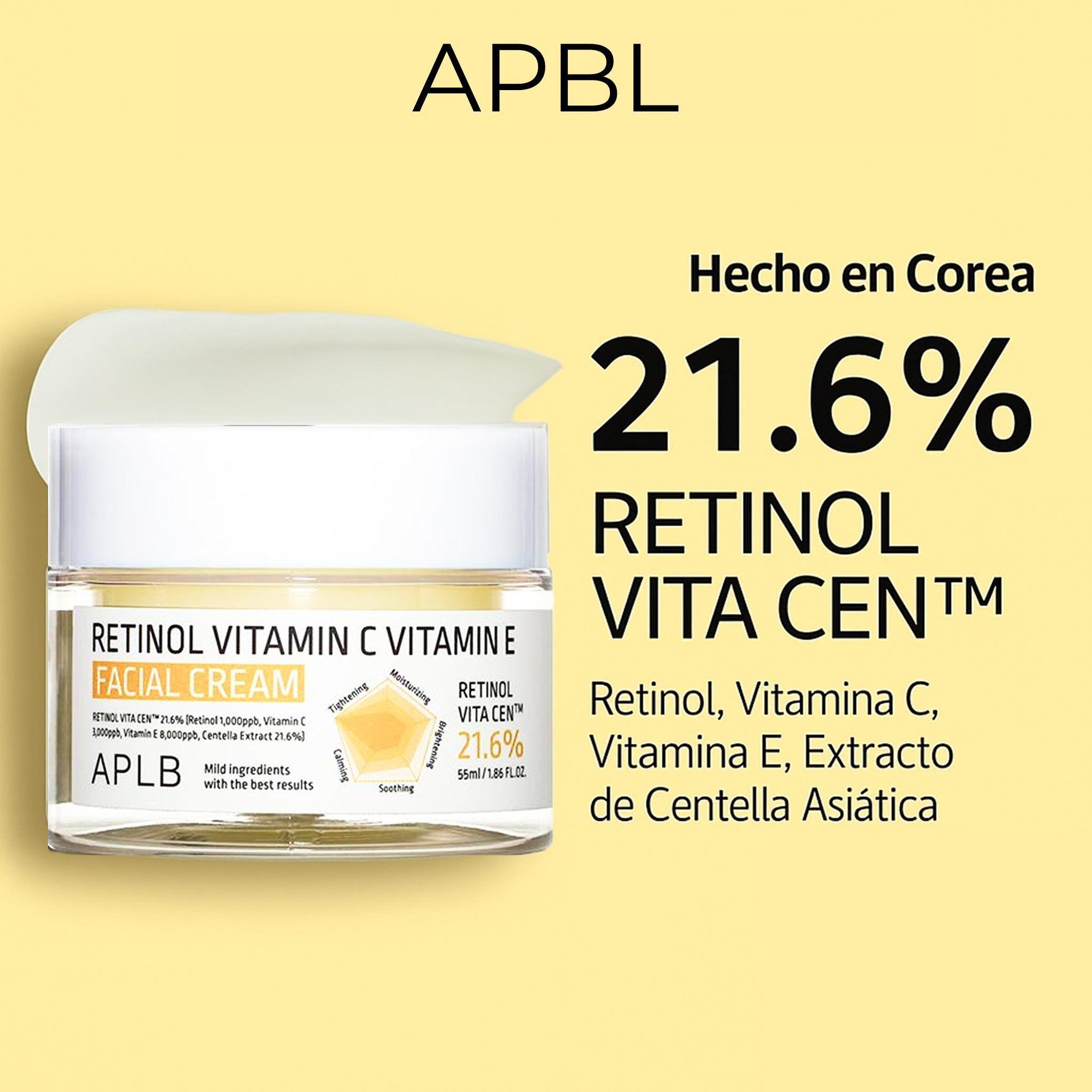 APLB Crema Facial Anti-Edad con Retinol, Vitamina C y E 55 ml-4