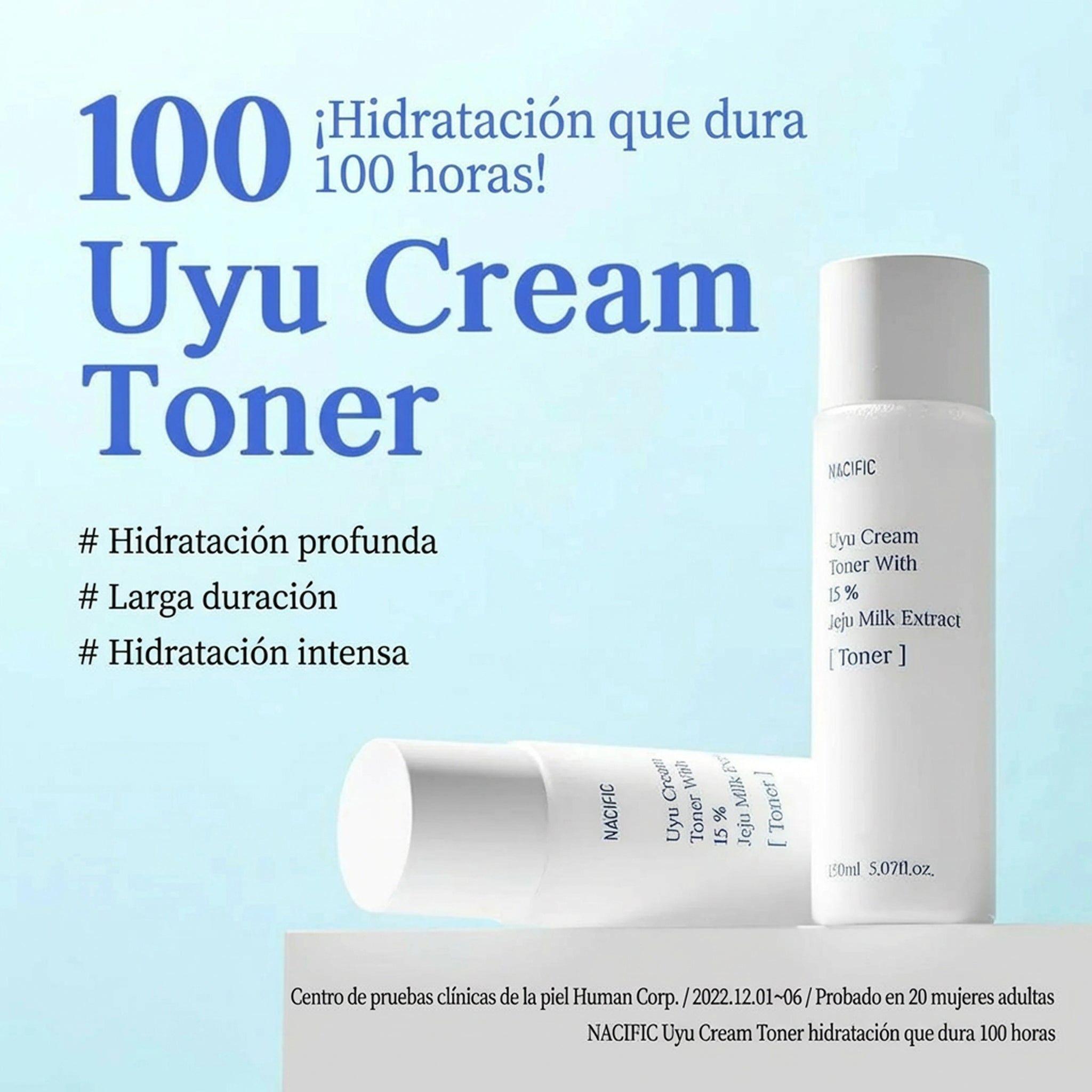 Tónico Facial Hidratante Nacific Uyu Cream Toner 150 ml-2