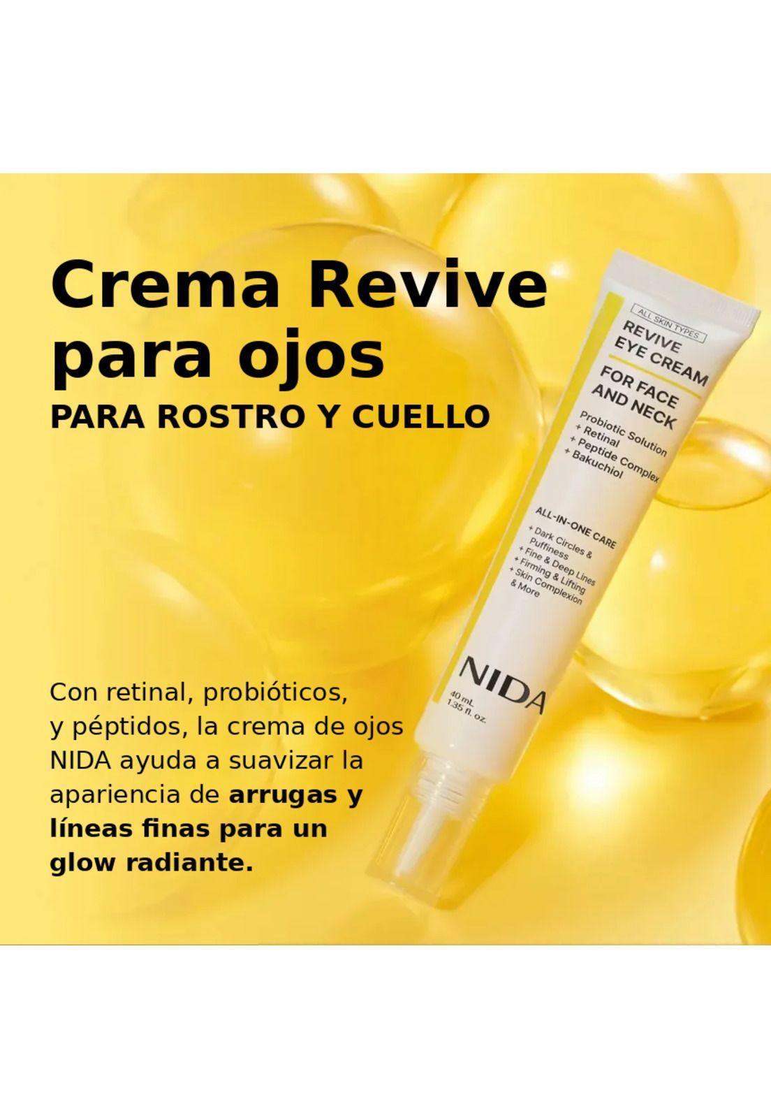 Crema Contorno de Ojos NIDA Revive Retinal 40ml-2
