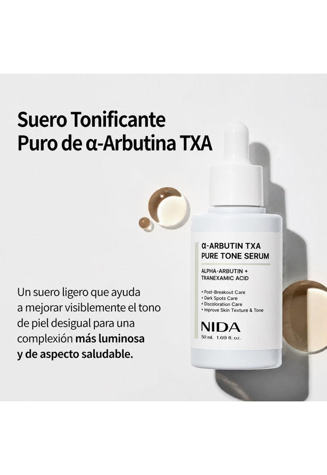 Sérum NIDA Alpha Arbutin TXA 50 ml Antimanchas-2