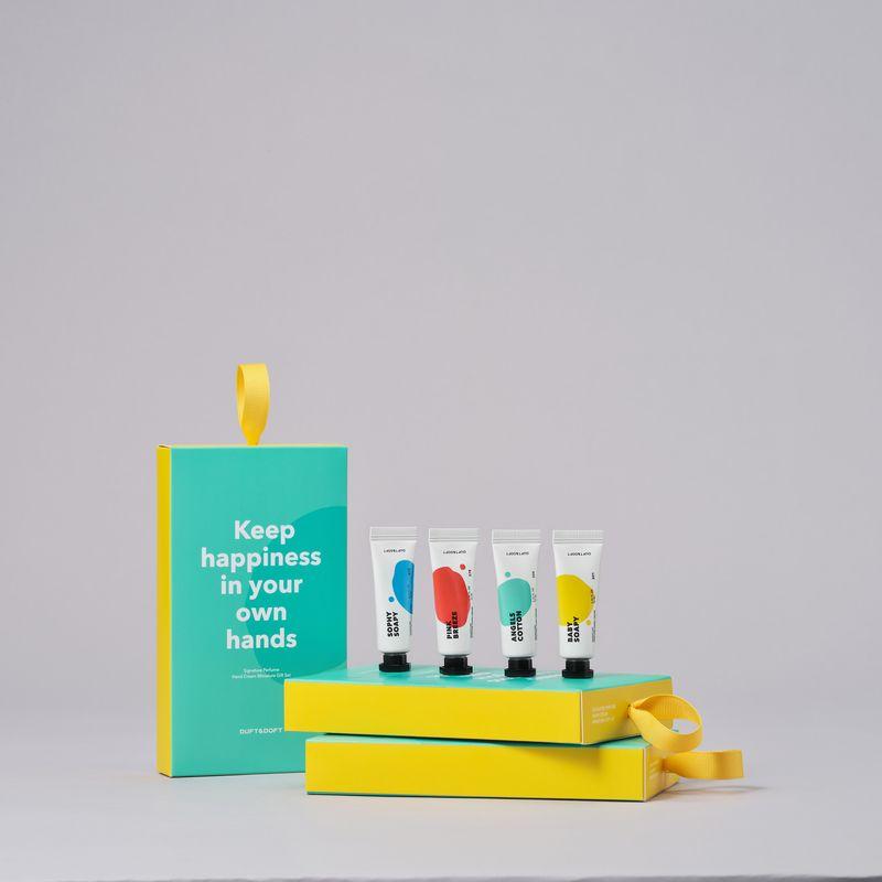 Set coreano de cremas de manos hidratantes mini con ácido hialurónico - Signature Perfume Hand cream-3