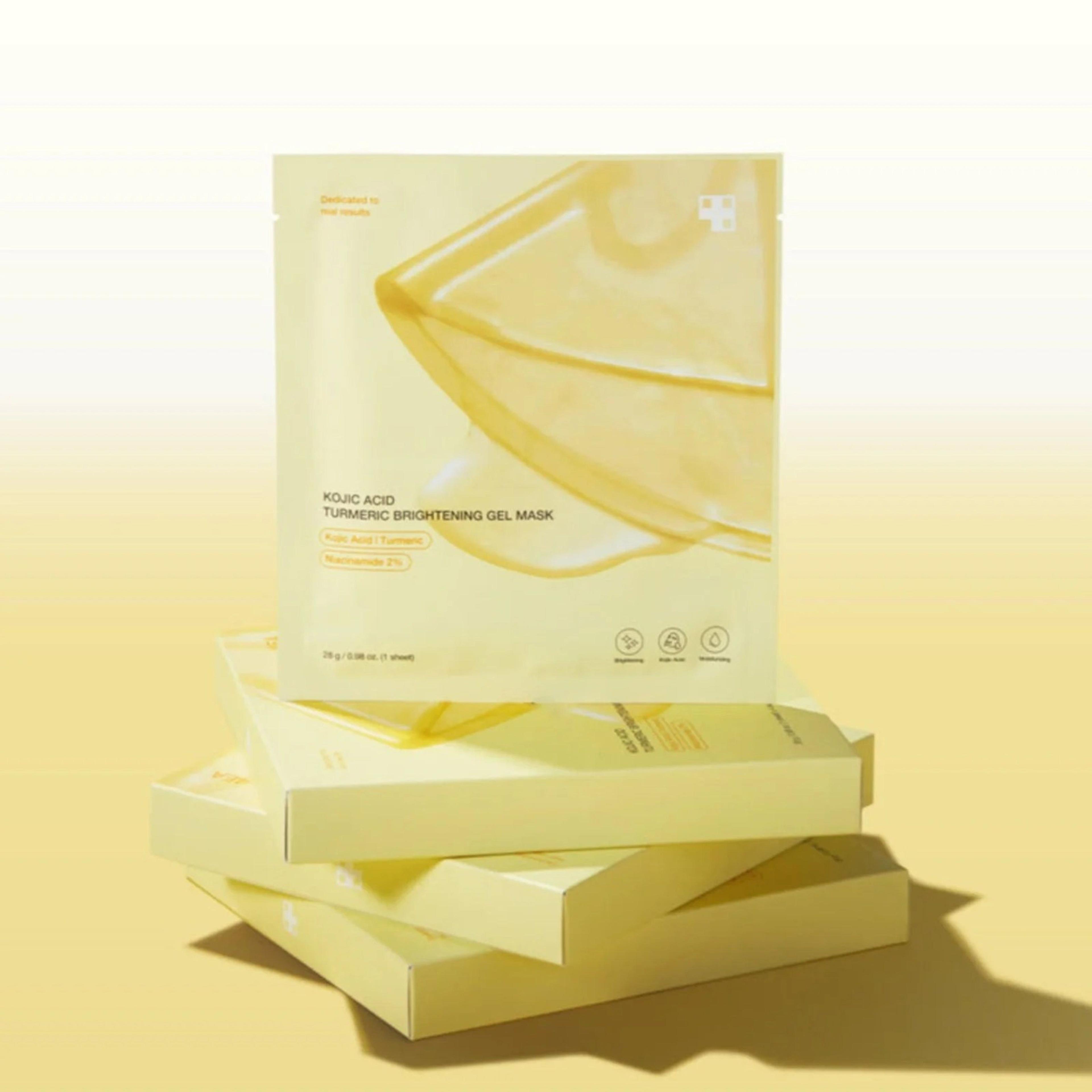 Kojic Acid Turmeric Brightening Gold Jelly Gel Mask-5