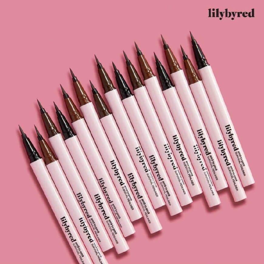 Delineador de larga duración - LILY BY RED, Am9 to Pm9 Survival Penliner 03 #Walnut Brown-2