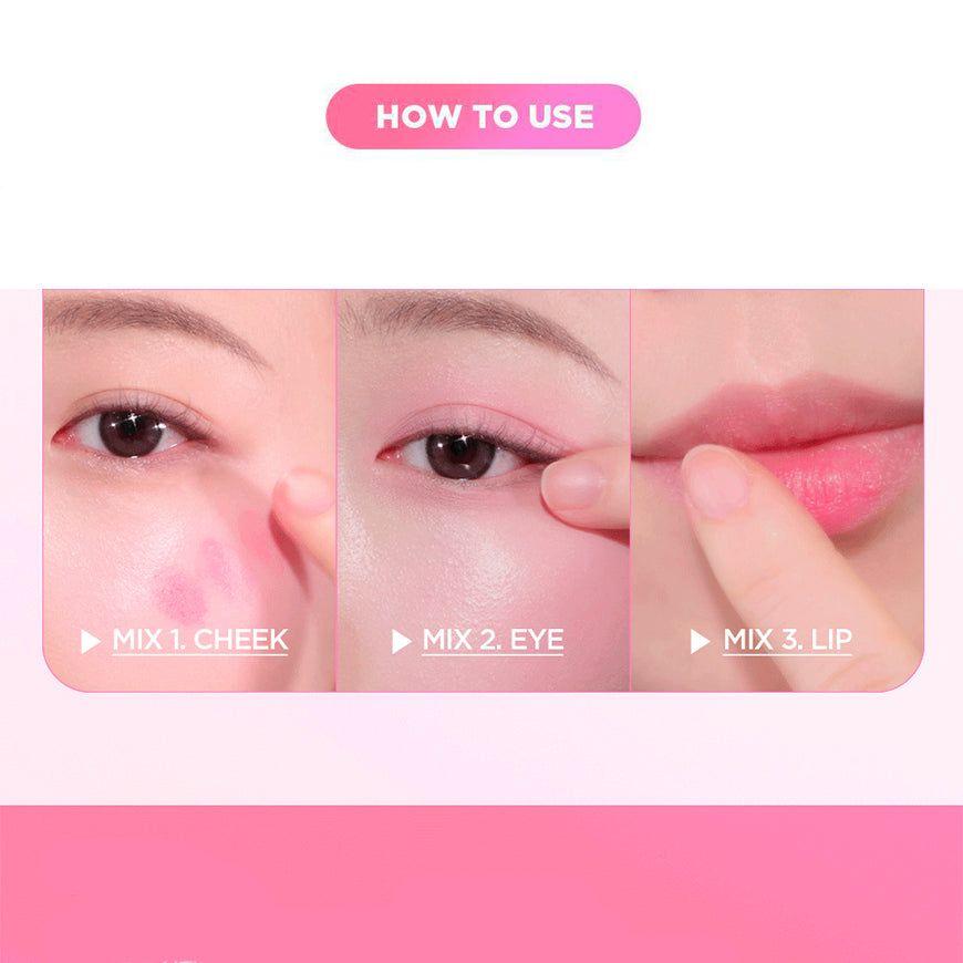 Set De Maquillaje Tonos Cálidos + Mini Dúo De Bálsamos Labiales Coreano-4