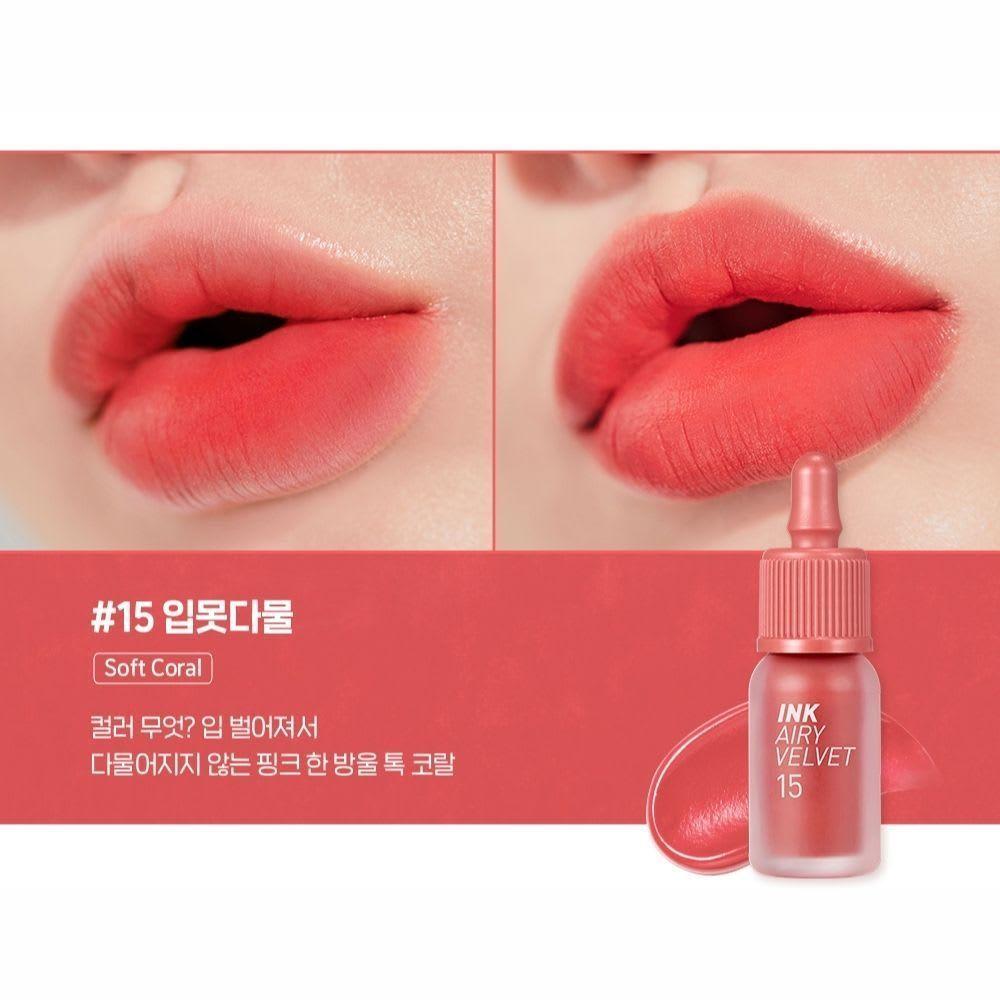 Tinta de labios de larga duración - PERIPERA Ink Airy Velvet Tint-1