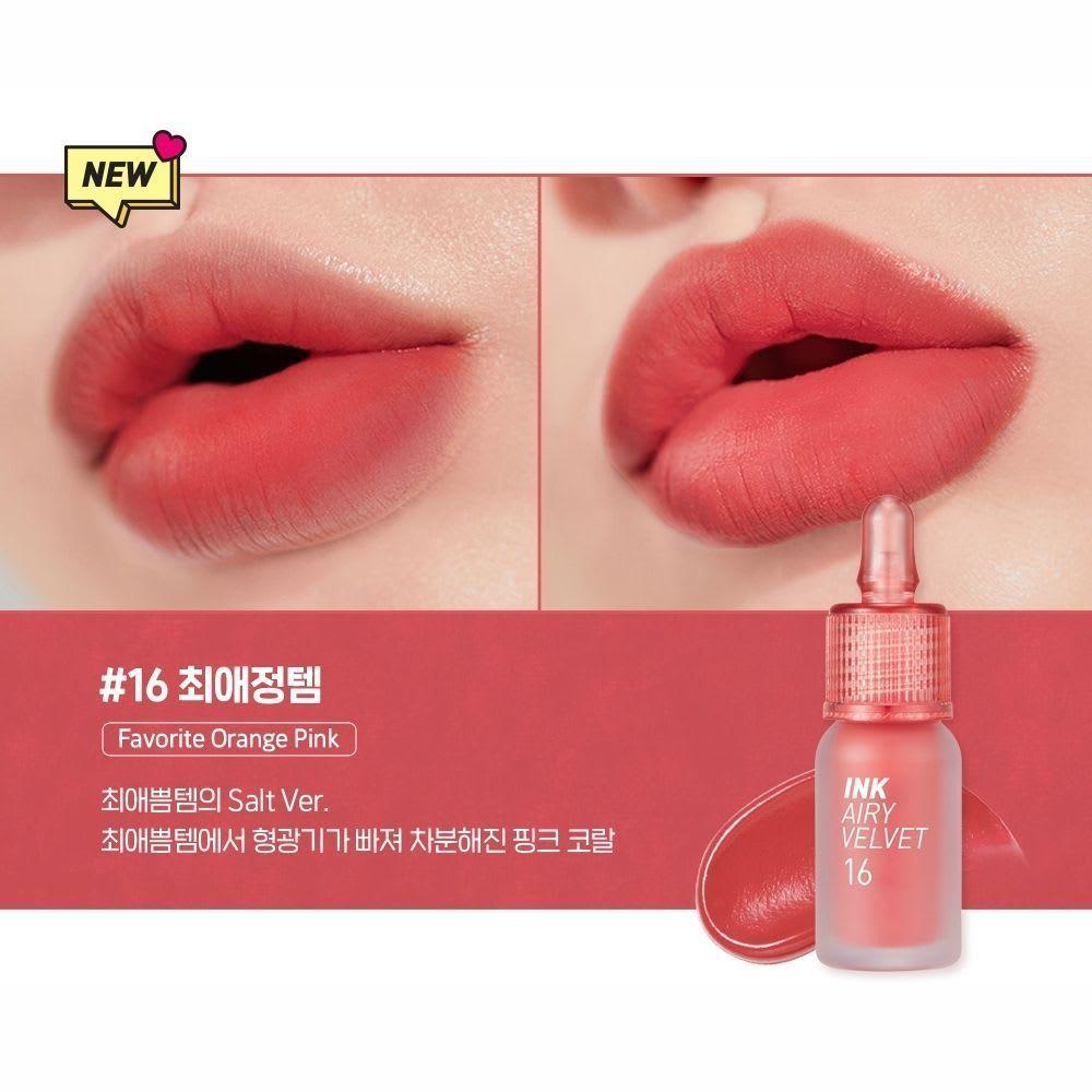 Tinta de labios de larga duración - PERIPERA Ink Airy Velvet Tint-1