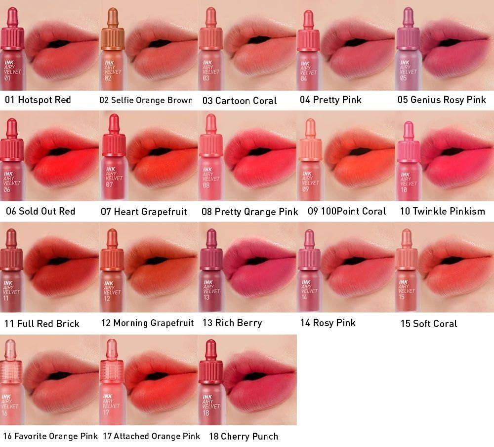 Tinta de labios de larga duración - PERIPERA Ink Airy Velvet Tint-2