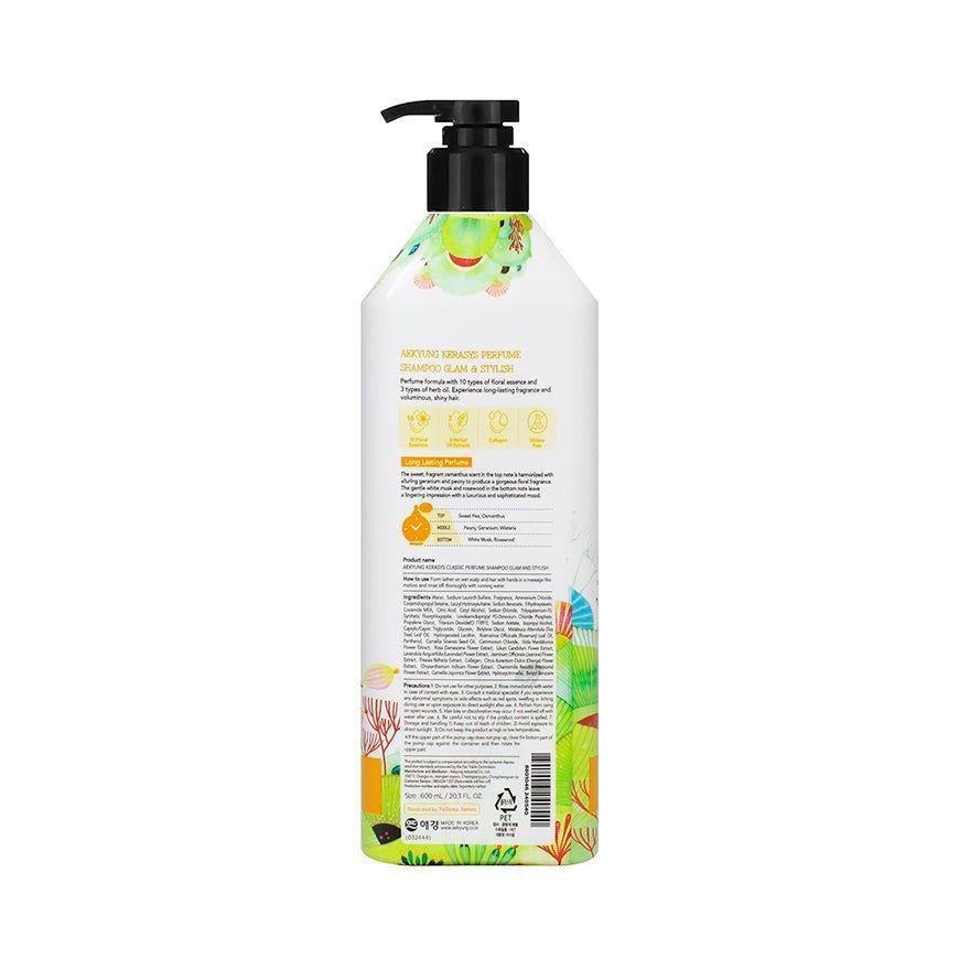 Shampoo coreano perfumado para cabello fino y débil 600 ml-1