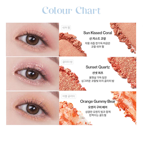 Paleta de maquillaje UNLEASHIA con acabados brillantes, N6. All of Citrus - Maquillaje Coreano-3