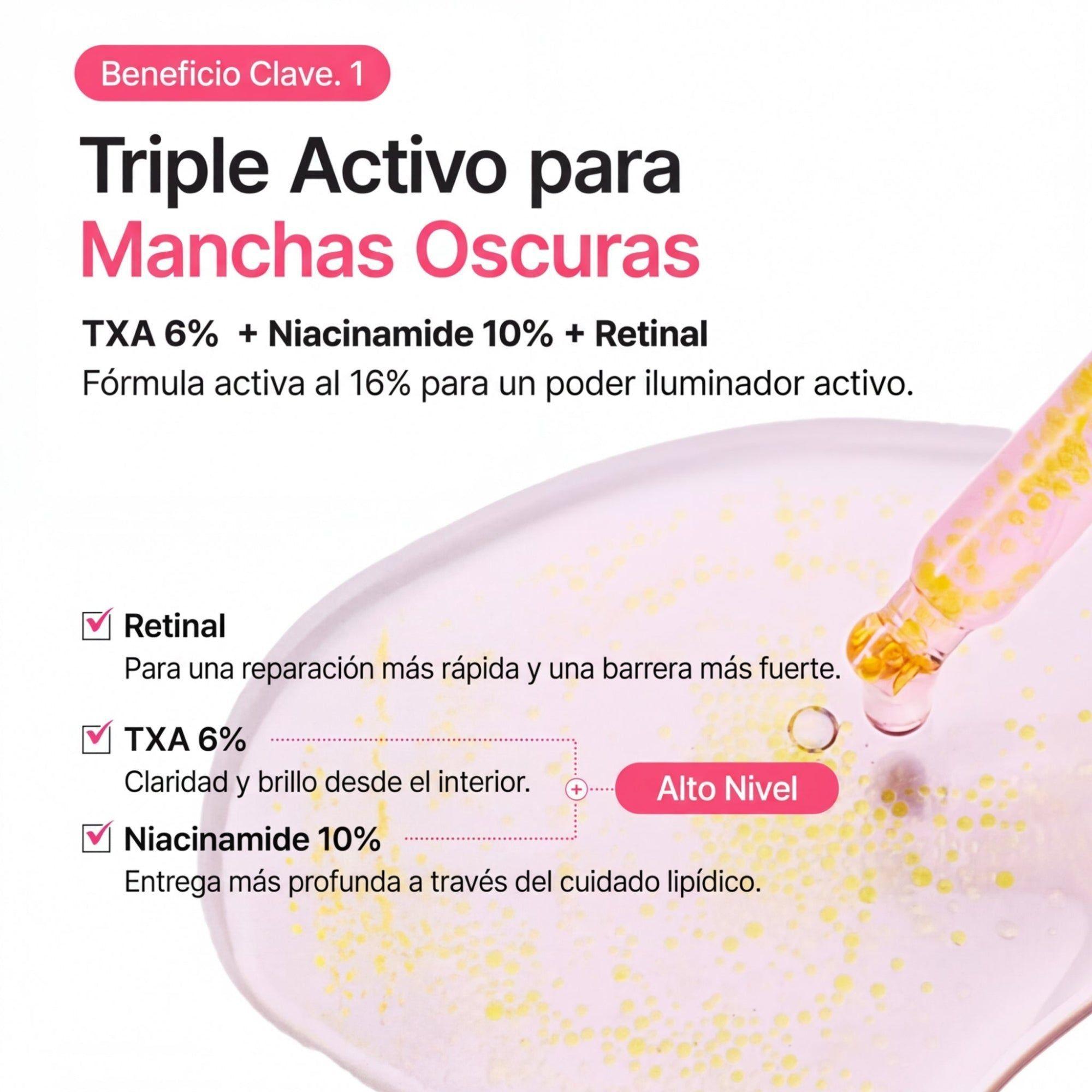 Sérum Facial Antimanchas Purito TXA 6% Niacinamida 10% Retinal 30 ml-2
