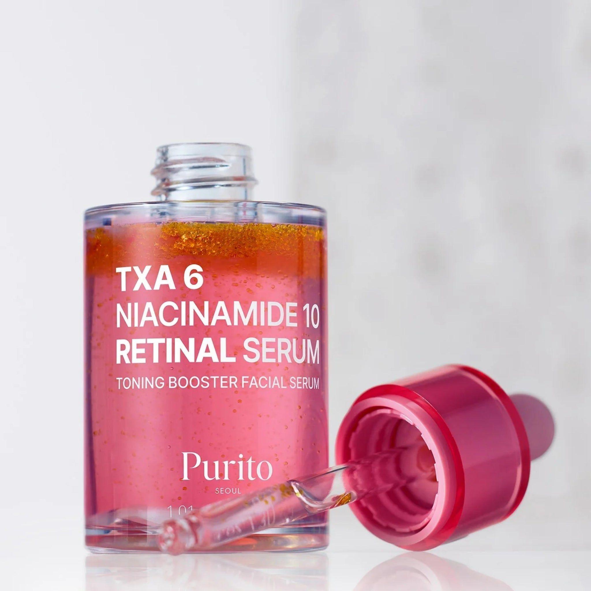 Sérum Facial Antimanchas Purito TXA 6% Niacinamida 10% Retinal 30 ml-6