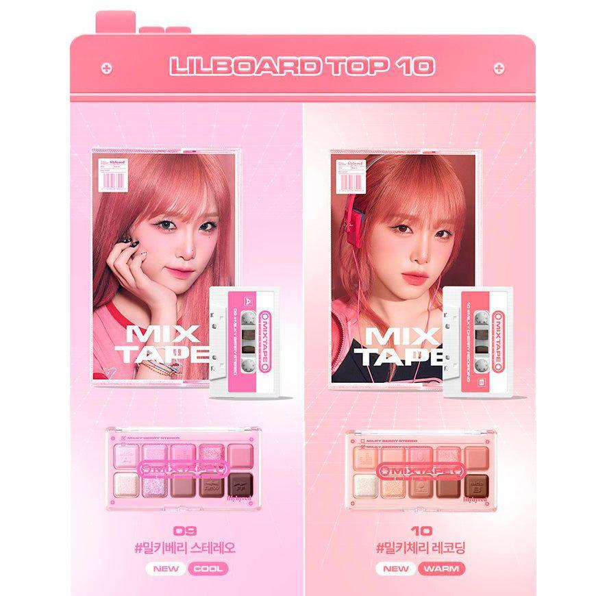 Set De Maquillaje Coreano Con Tonos Fríos Rosas Y Púrpuras-5