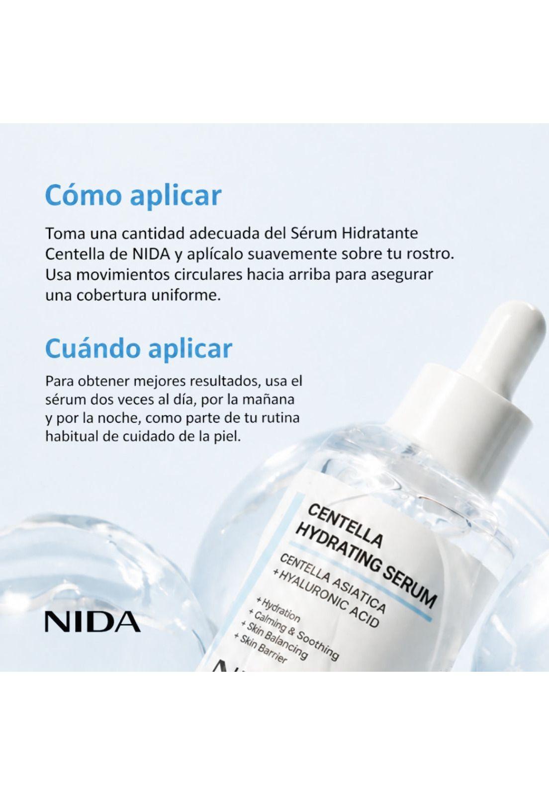 Sérum NIDA Centella Hydrating 50 ml Hidratante-4