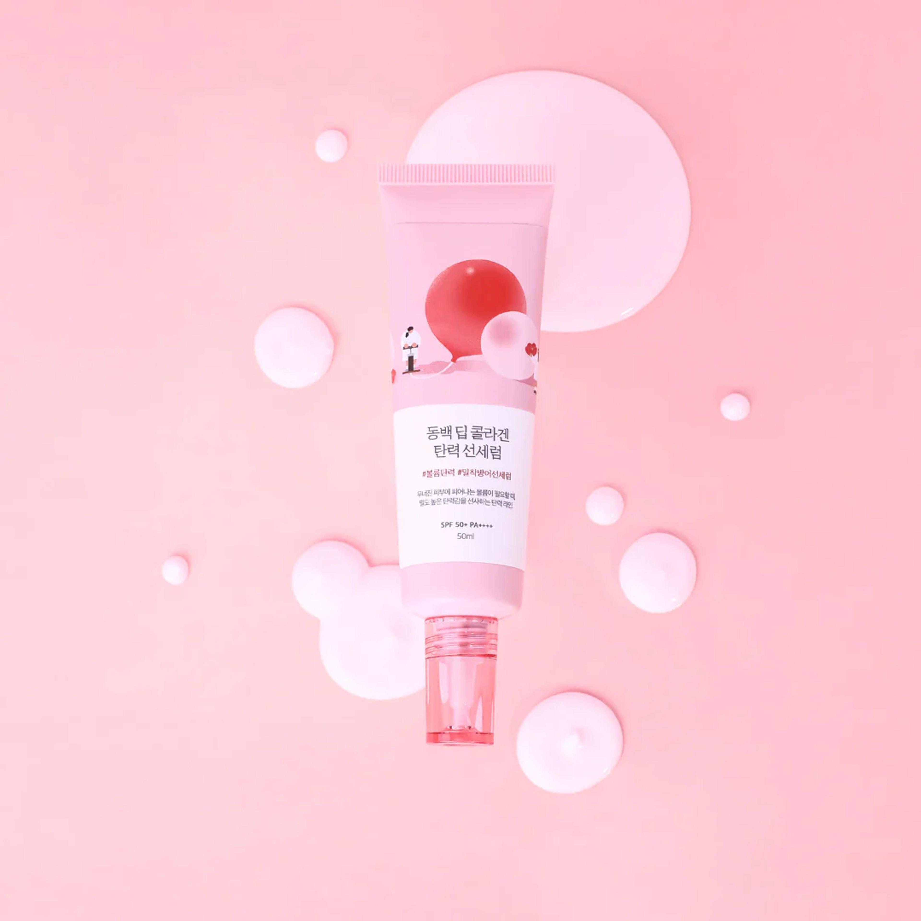 Round Lab Camellia Deep Collagen Sun Serum Protector Solar Reafirmante SPF50+ 50ml-2